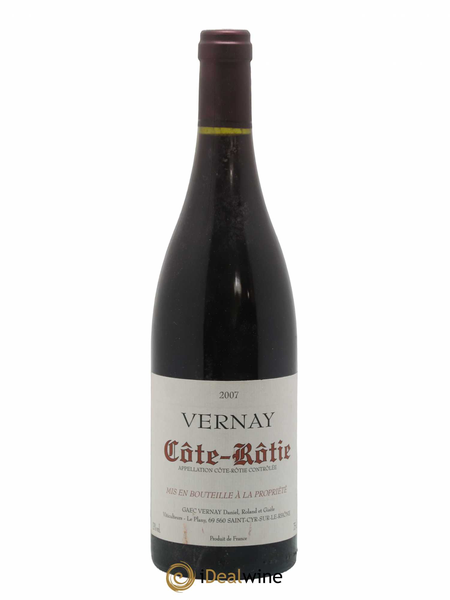 Côte-Rôtie Maison Rouge Georges Vernay 2007 - Lot de 1 bouteille - 0