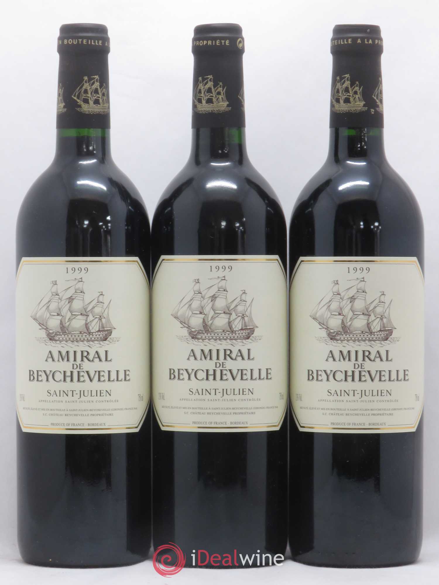 Amiral de Beychevelle Second Vin 1999 - Lot de 6 bouteilles - 2
