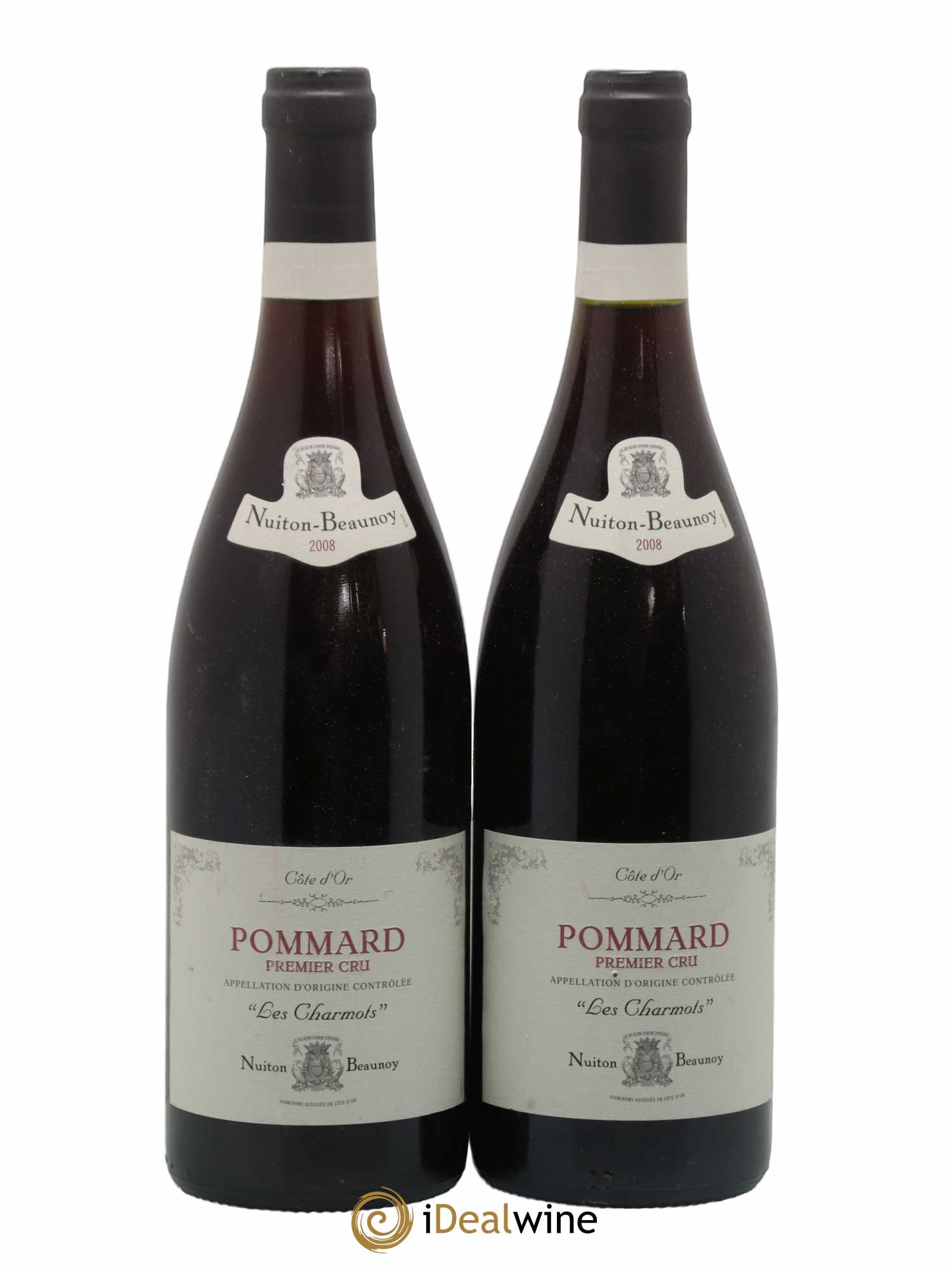 Pommard 1er Cru Les Charmots Nuiton Beaunoy 2008 - Posten von 2 Flaschen - 0