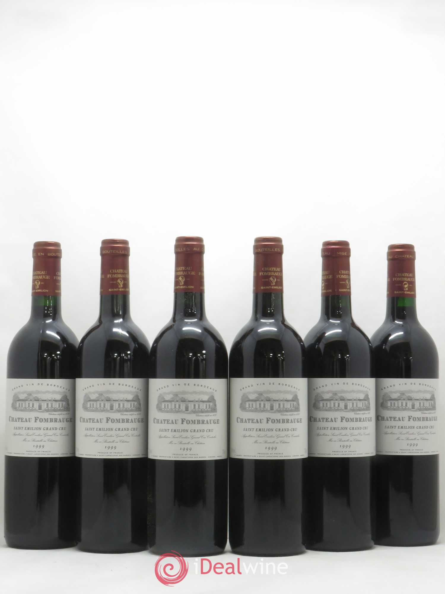 Château Fombrauge Grand Cru Classé 1999 - Lot de 6 bouteilles - 0