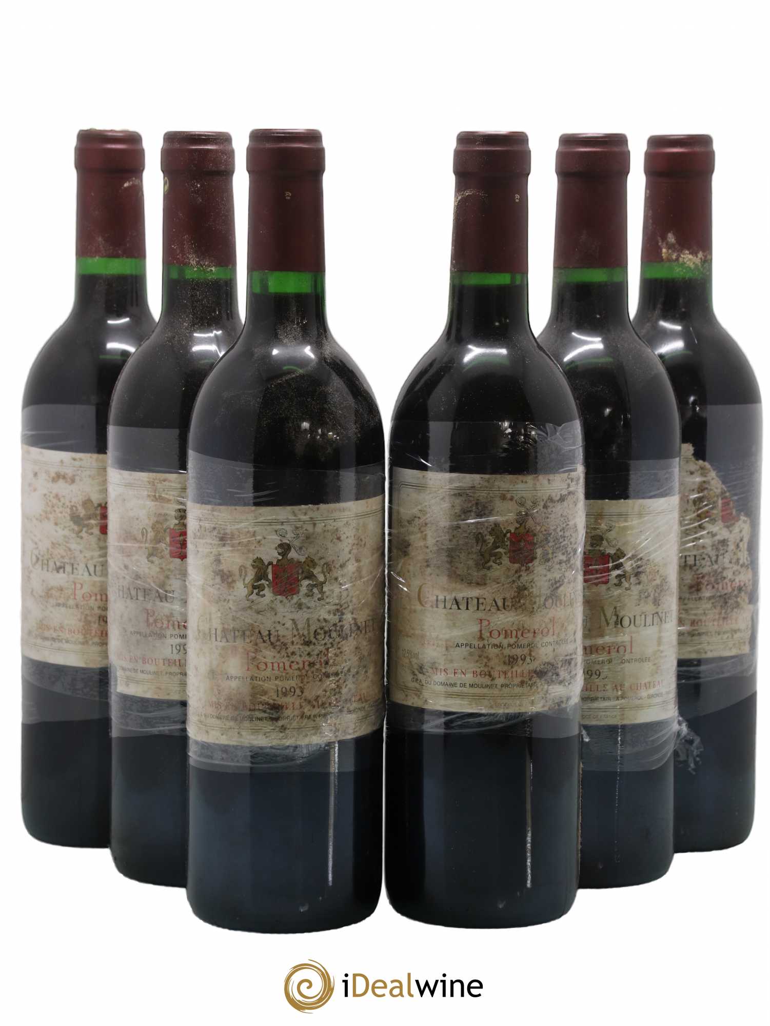 Château Moulinet (sans prix de réserve) 1993 - Lot de 6 bouteilles - 0