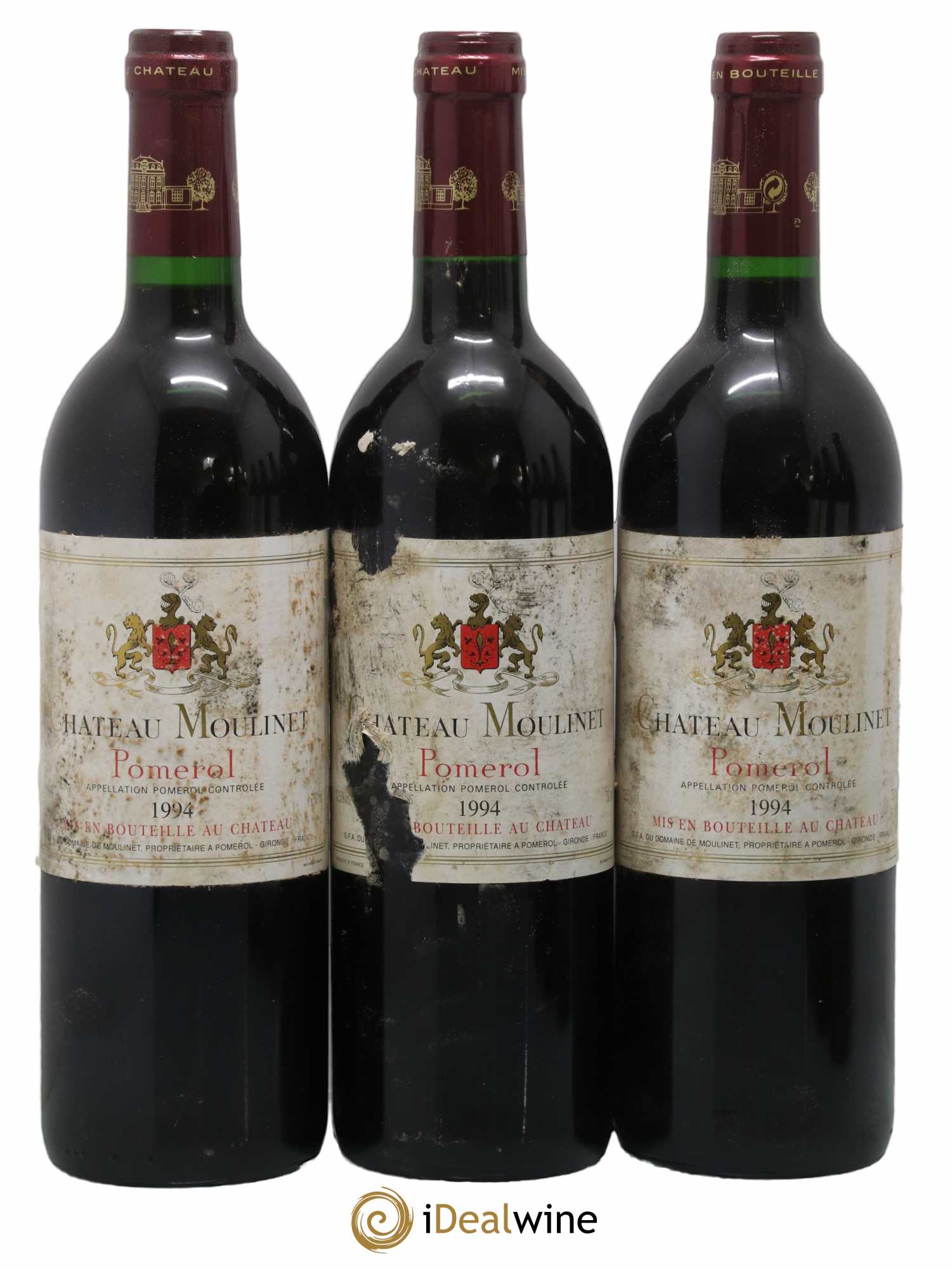 Château Moulinet (sans prix de réserve) 1994 - Lot de 6 bouteilles - 1