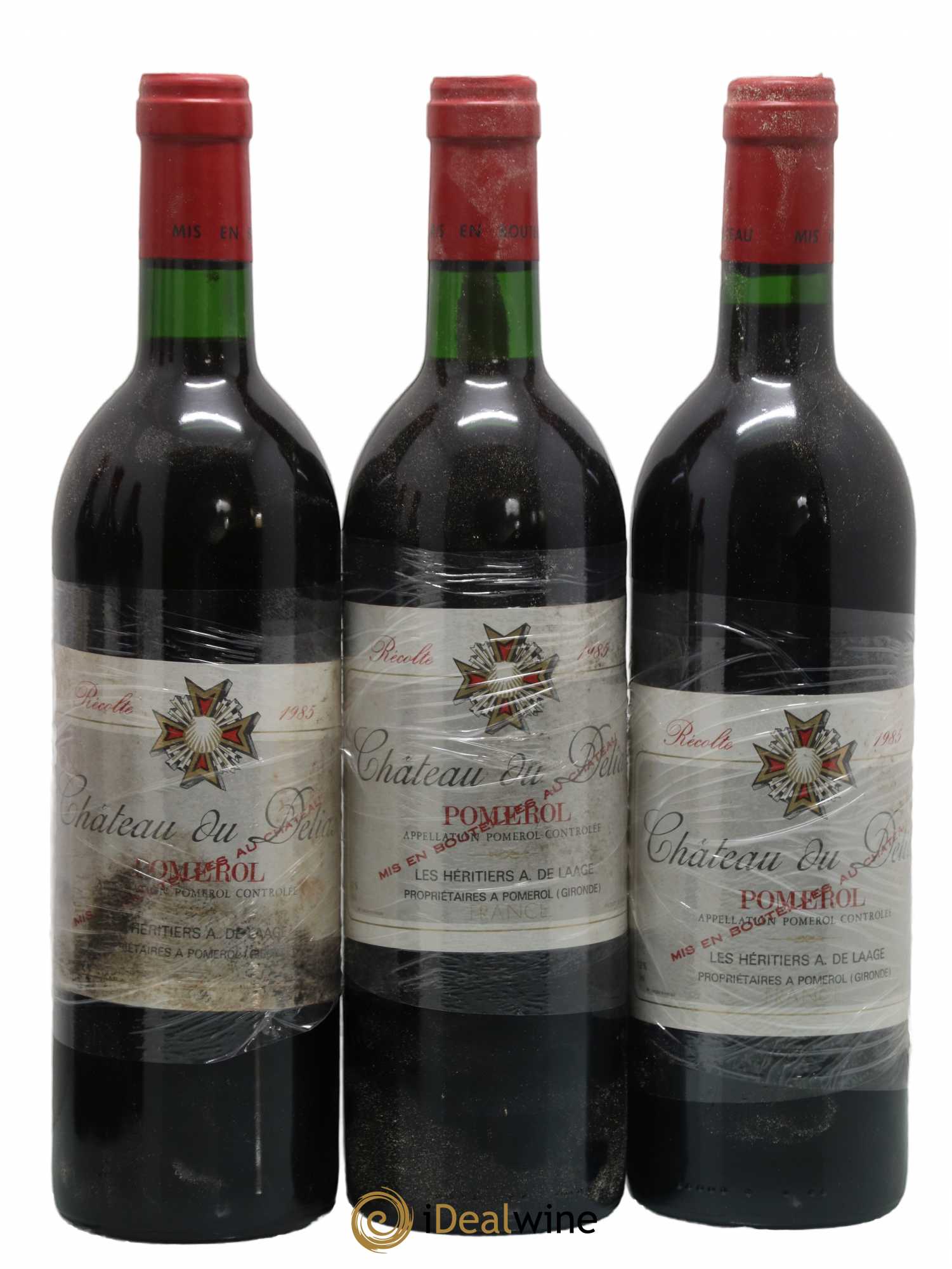 Pomerol Château du Delias (sans prix de réserve) 1985 - Lot de 12 bouteilles - 3