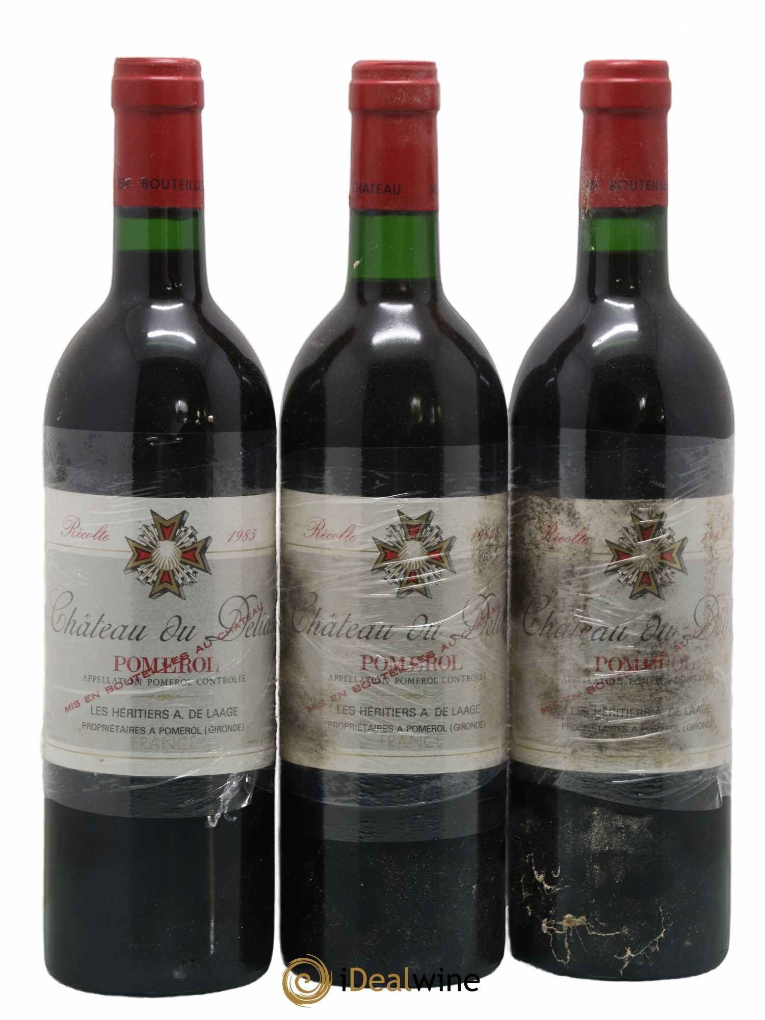 Pomerol Château du Delias (sans prix de réserve) 1985 - Lot de 12 bouteilles - 4