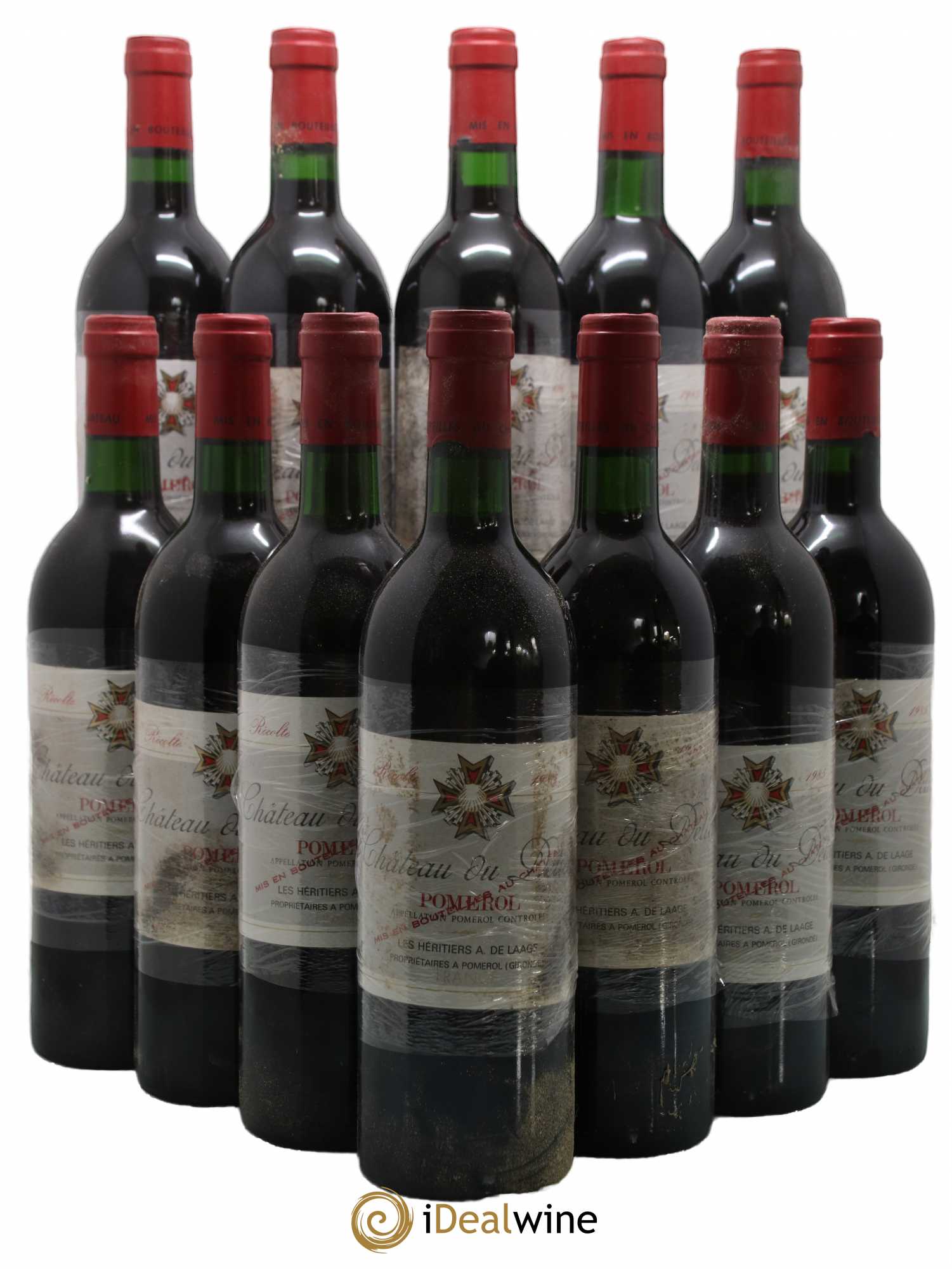 Pomerol Château du Delias (sans prix de réserve) 1985 - Lot de 12 bouteilles - 0