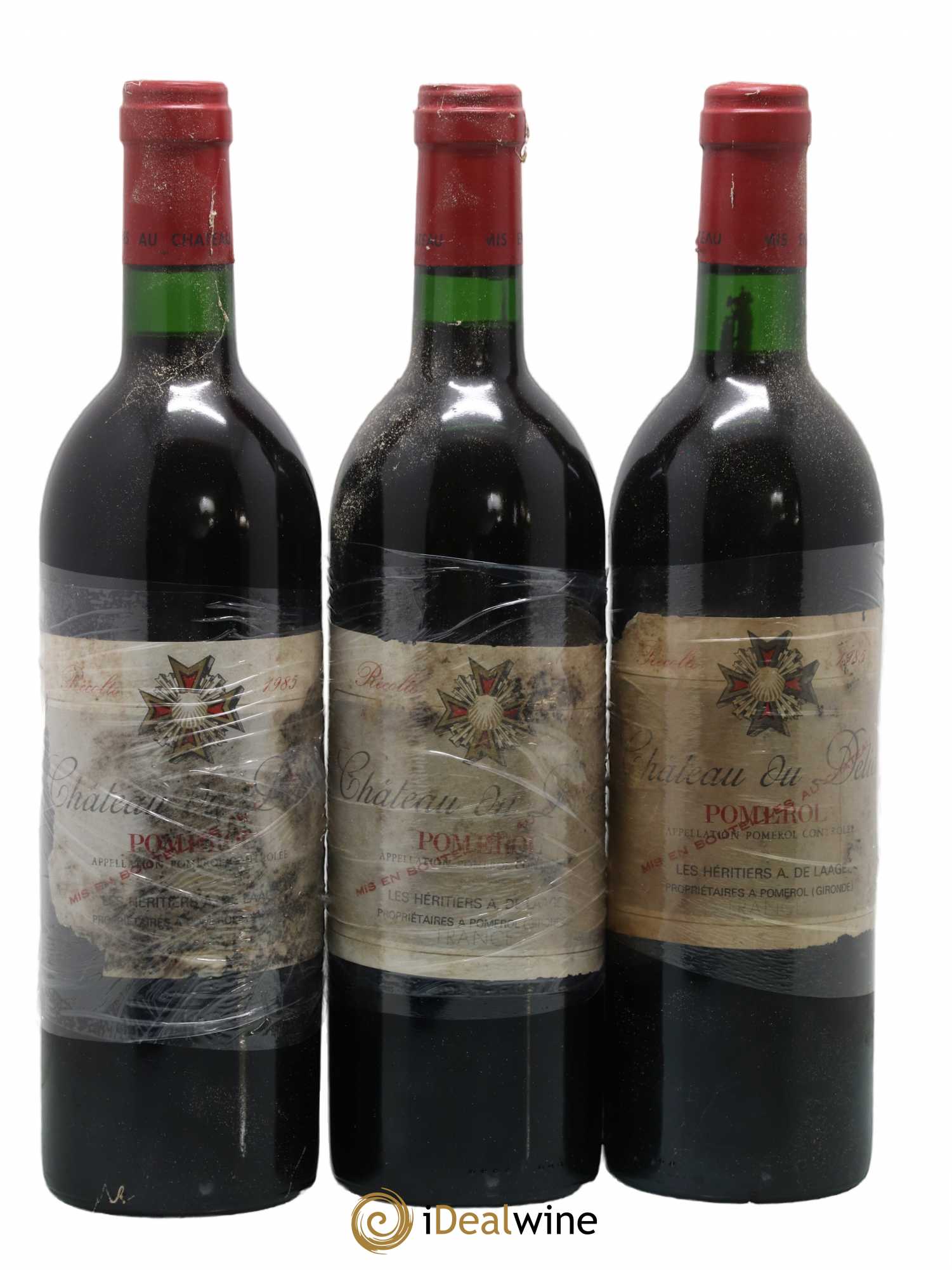 Pomerol Château du Delias (sans prix de réserve) 1985 - Posten von 3 Flaschen - 0