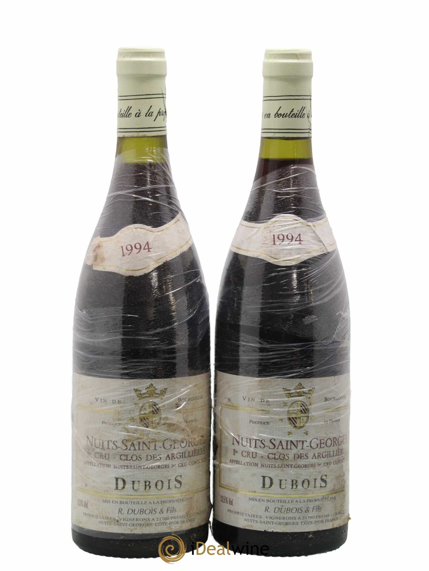 Nuits-Saint-Georges 1er Cru Clos des Argilières Dubois 1994 - Posten von 2 Flaschen - 0