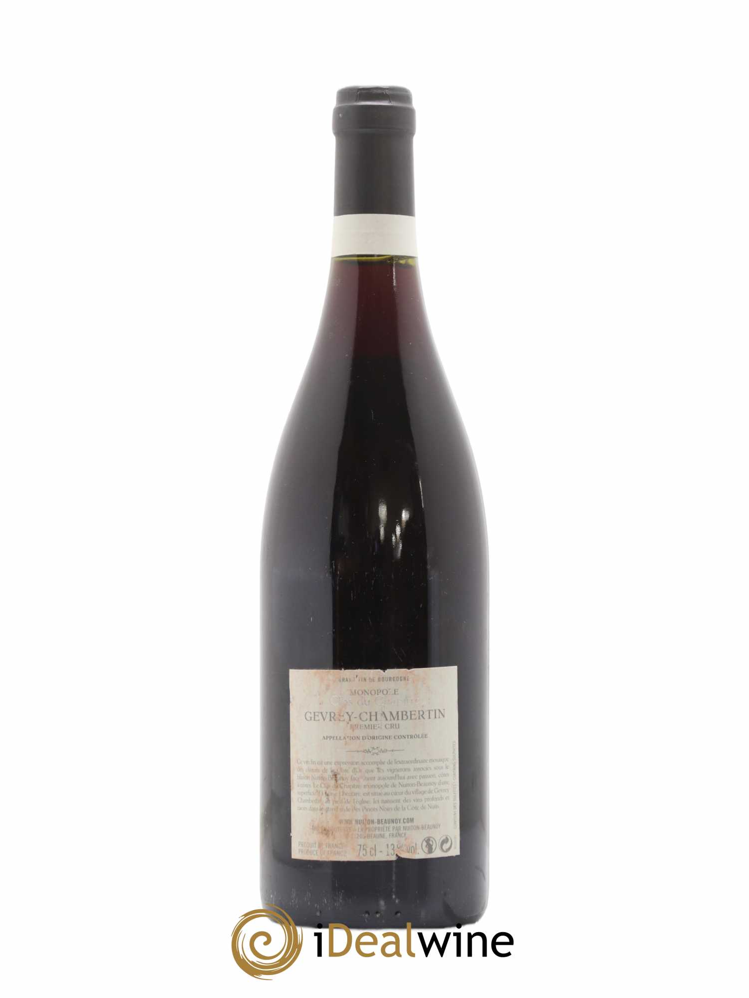 Gevrey-Chambertin 1er Cru Clos du Chapitre Nuiton Beaunoy 2007 - Lot of 1 bottle - 1