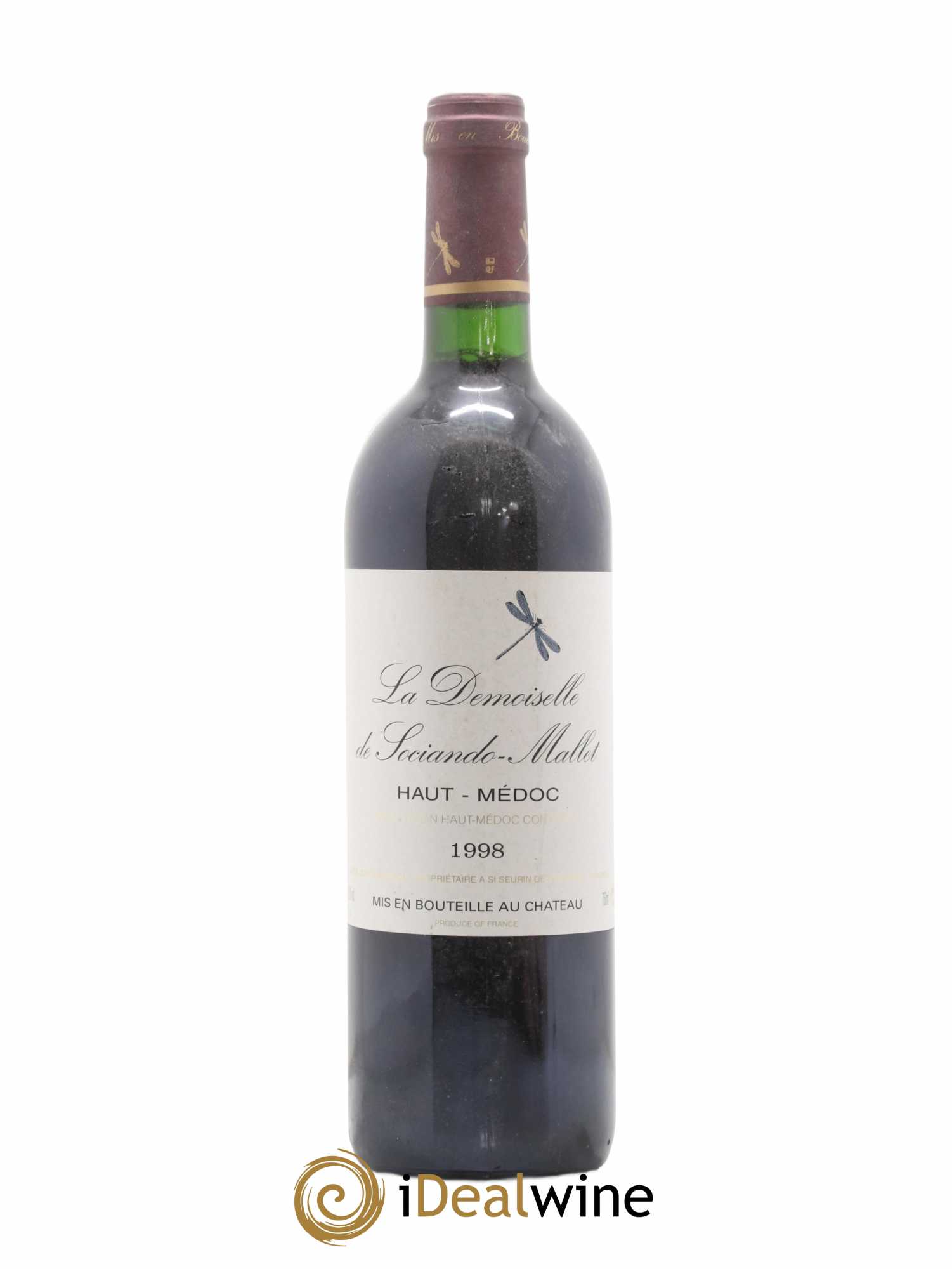 Demoiselle de Sociando Mallet Second Vin 1998 - Lot de 1 bouteille - 0