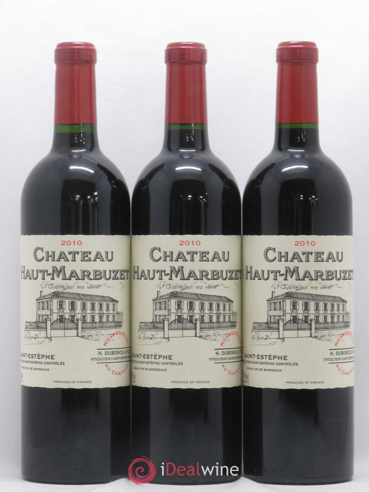 Château Haut Marbuzet 2010 - Lot de 6 bouteilles - 2