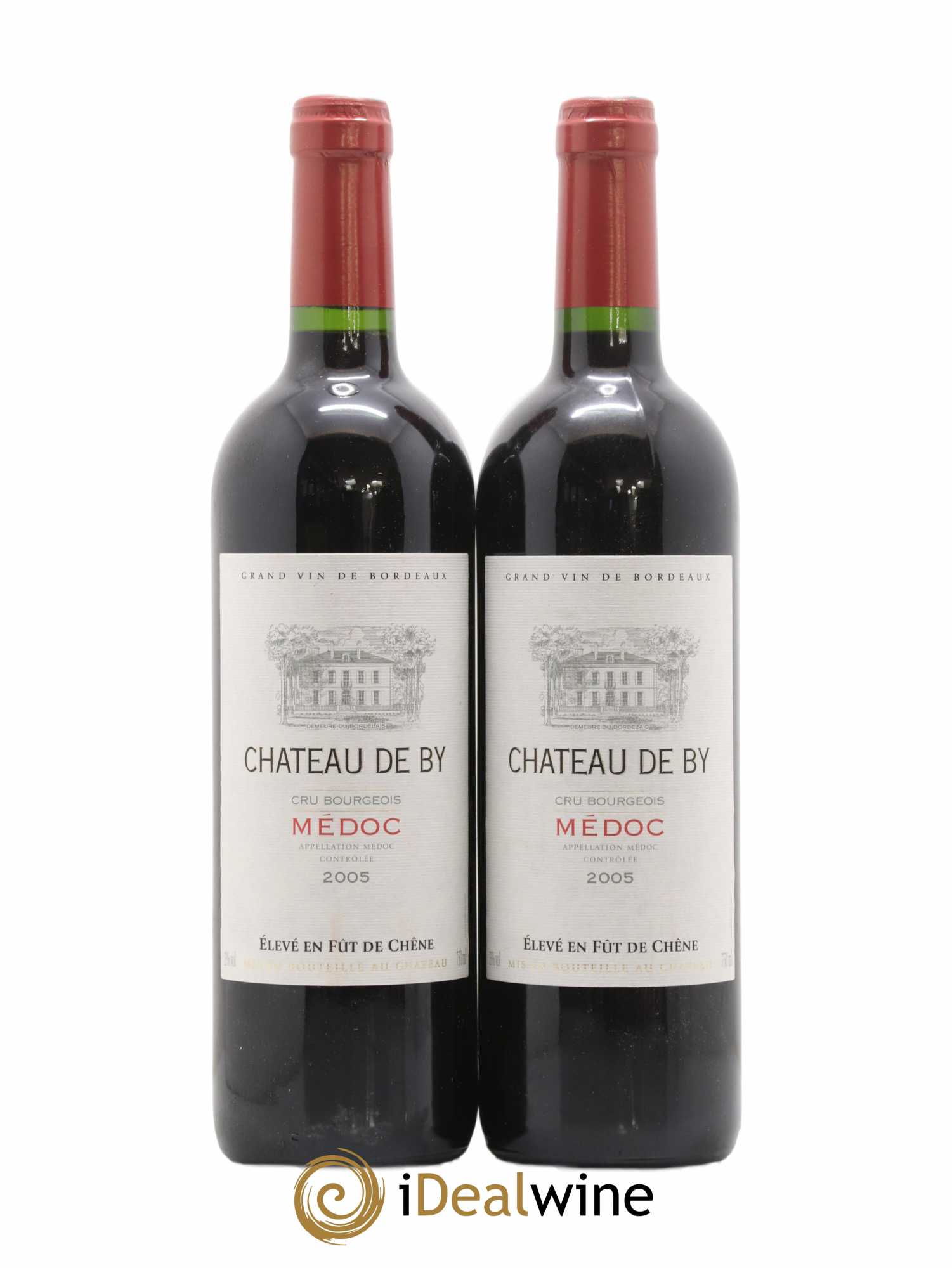 Médoc Château de By 2005 - Lot de 2 bouteilles - 0