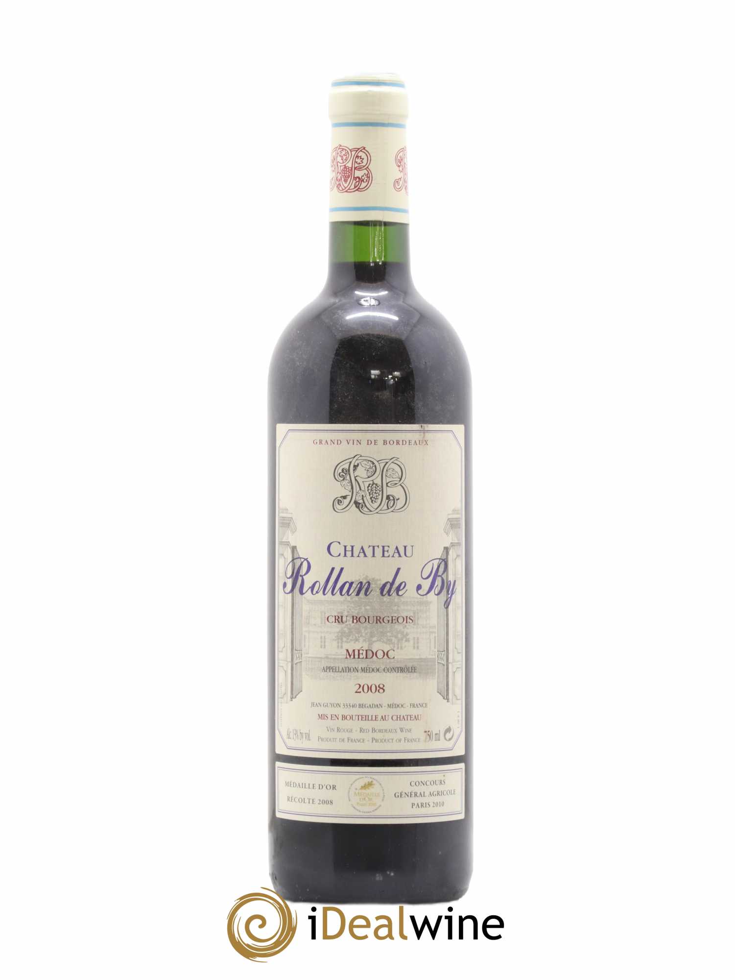 Château Rollan de By Cru Bourgeois 2008 - Lot de 1 bouteille - 0