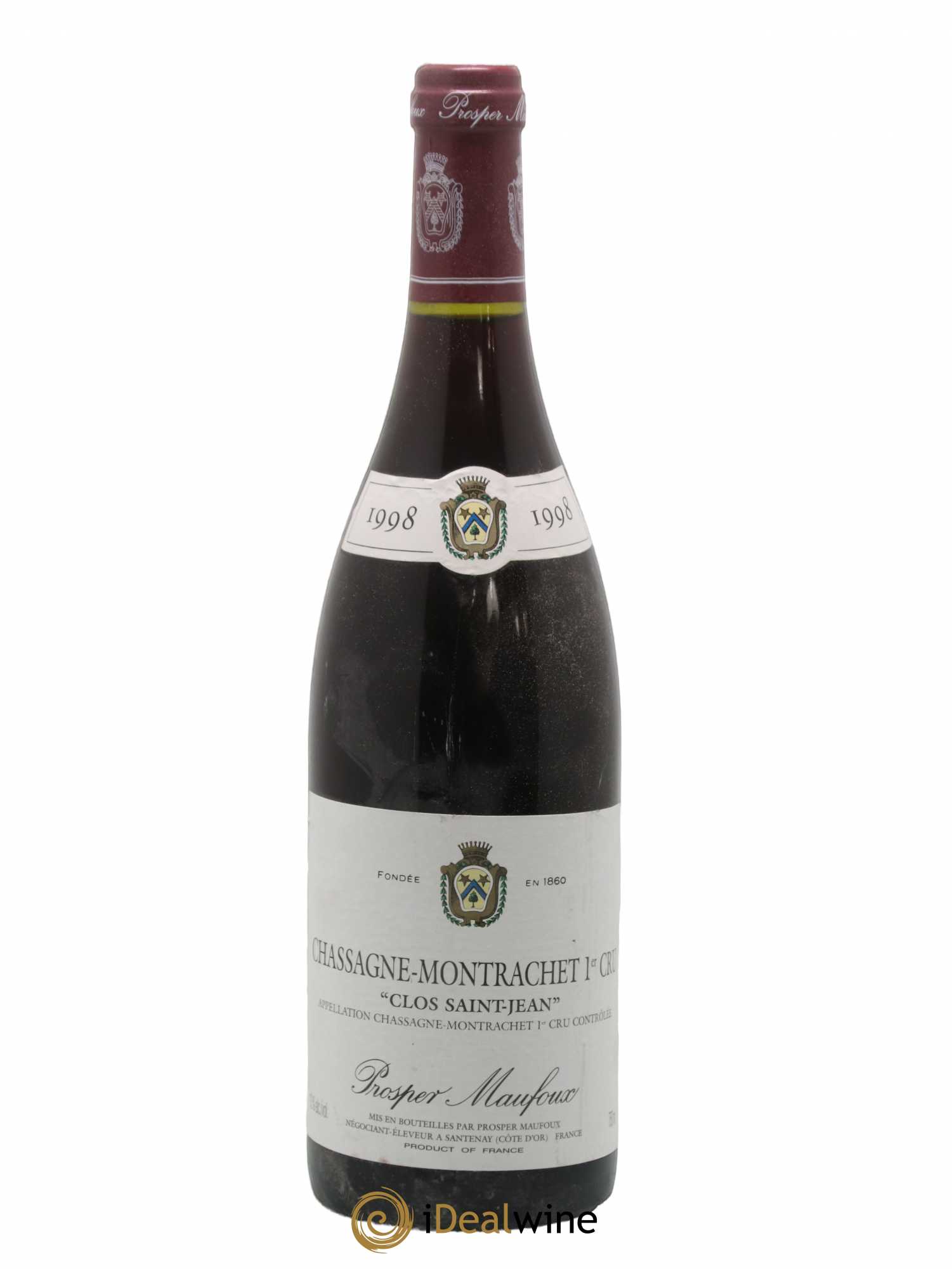 Chassagne-Montrachet 1er Cru Clos Saint Jean Prosper Maufoux 1998 - Posten von 1 Flasche - 0