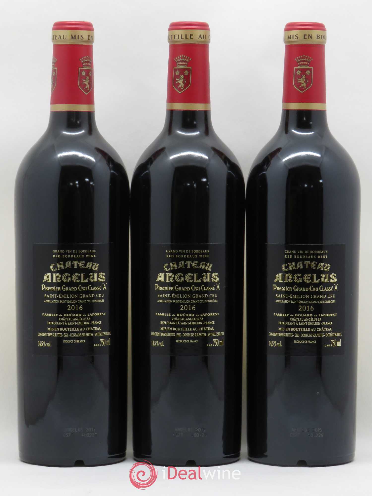 Château Angélus 1er Grand Cru Classé A 2016 - Lot de 6 bouteilles - 4