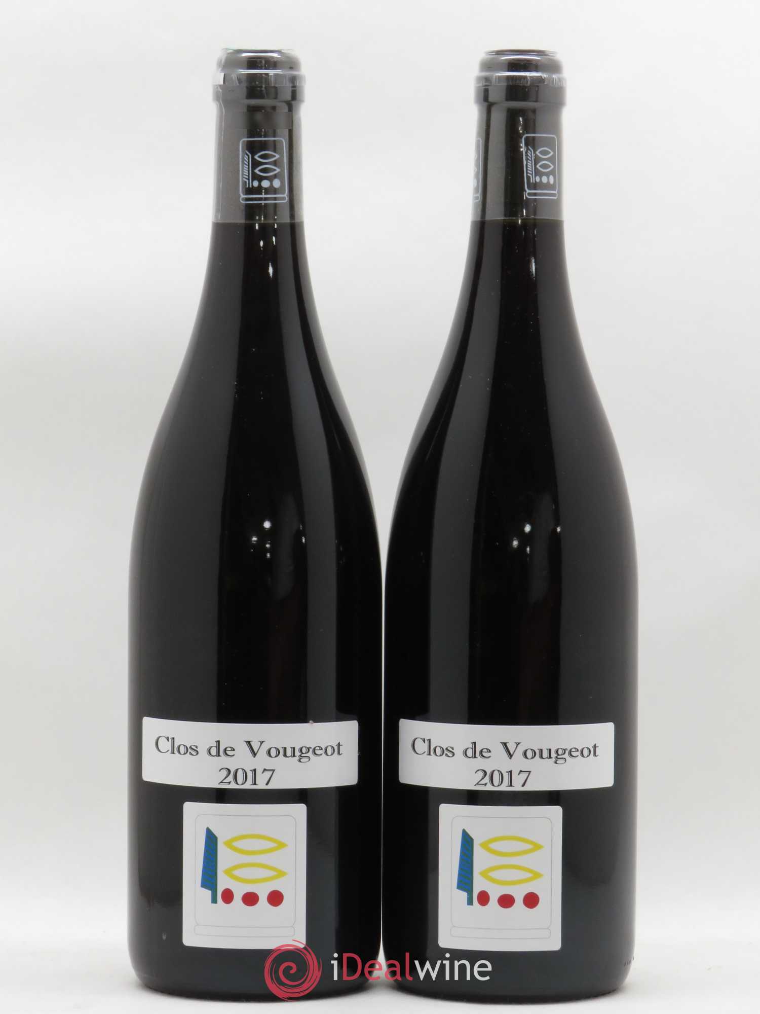 Clos de Vougeot Grand Cru Prieuré Roch 2017 - Lot de 2 bouteilles - 0