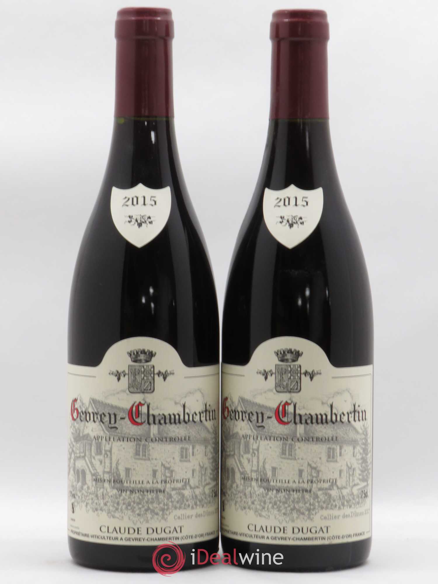 Gevrey-Chambertin Claude Dugat 2015 - Lot de 2 bouteilles - 0