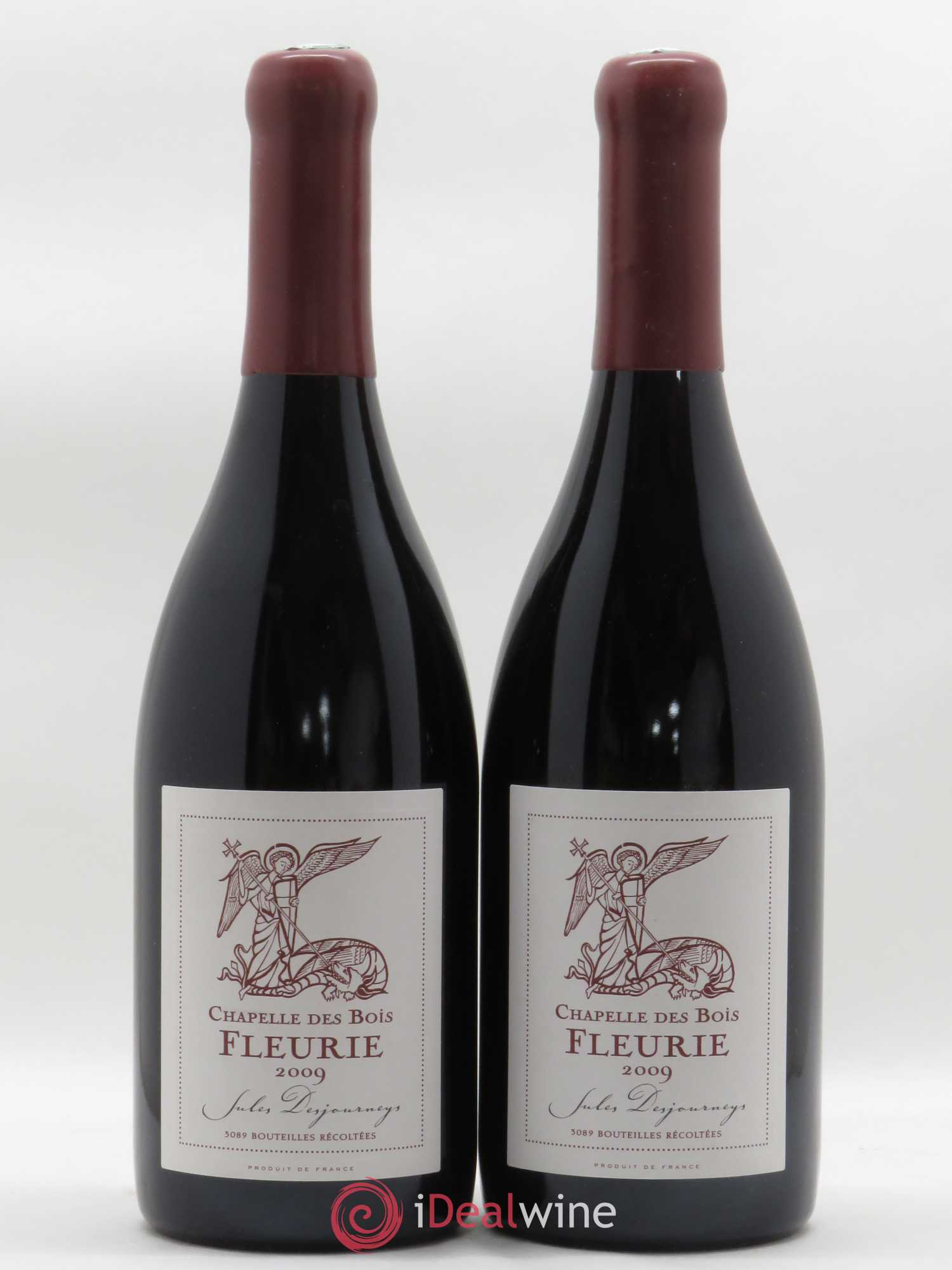 Fleurie Chapelle des Bois Jules Desjourneys 2009 - Lot de 2 bouteilles - 0