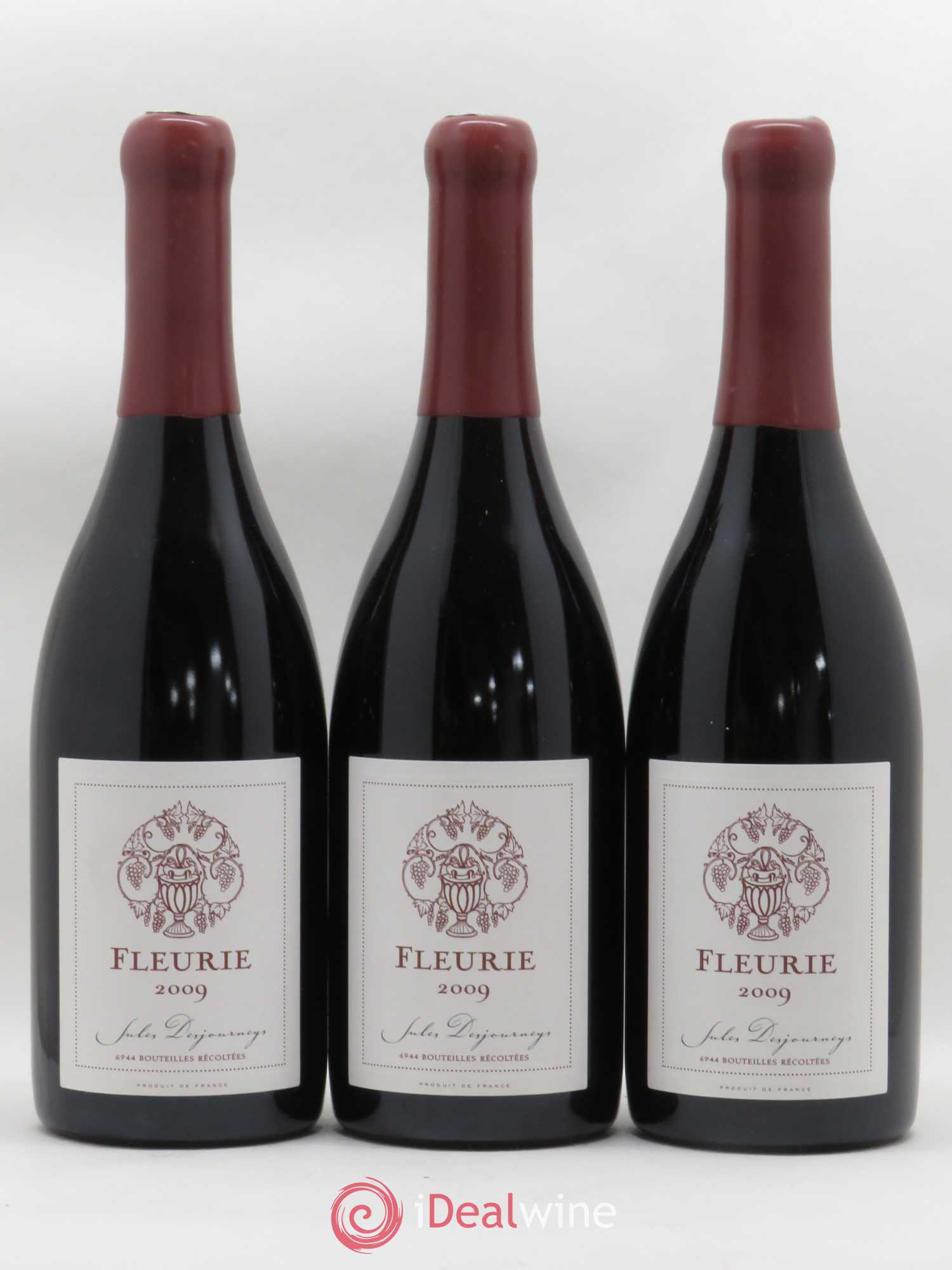 Fleurie Jules Desjourneys 2009 - Posten von 3 Flaschen - 0