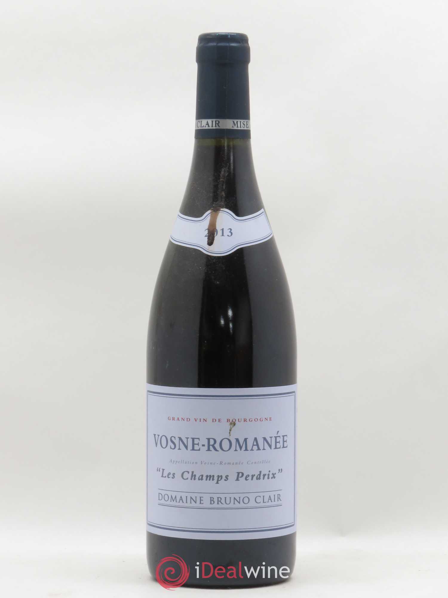 Vosne-Romanée Les Champs Perdrix Bruno Clair (Domaine) 2013 - Lot de 1 bouteille - 0