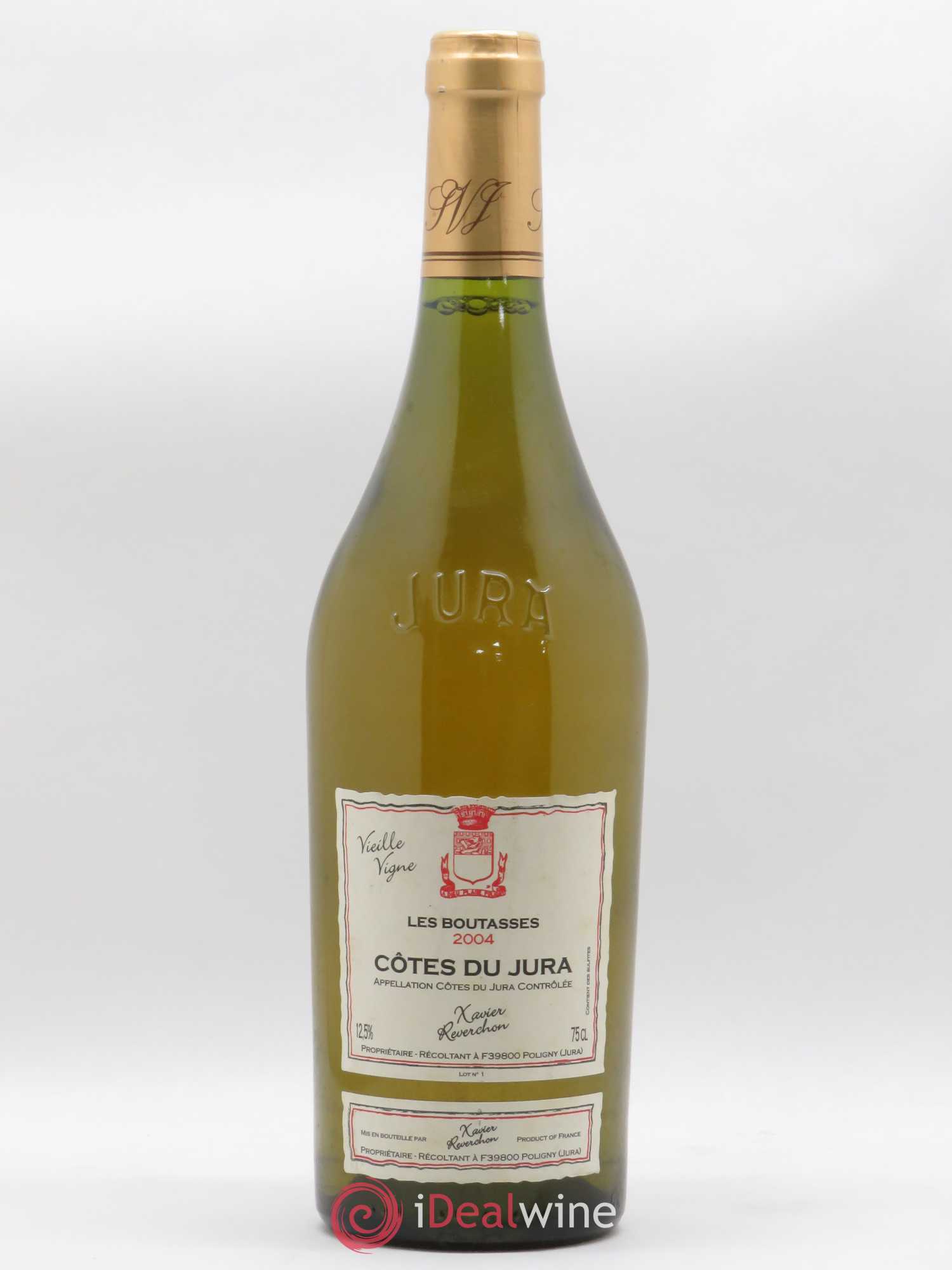 Côtes du Jura Les Boutasses Vielle Vigne Xavier Reverchon 2004 - Lot de 1 bouteille - 0