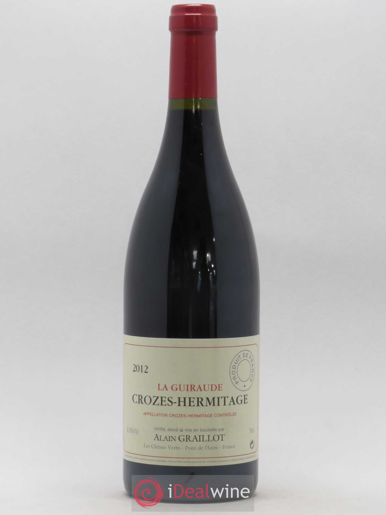Crozes-Hermitage La Guiraude Domaine Graillot 2012 - Lot de 1 bouteille - 0