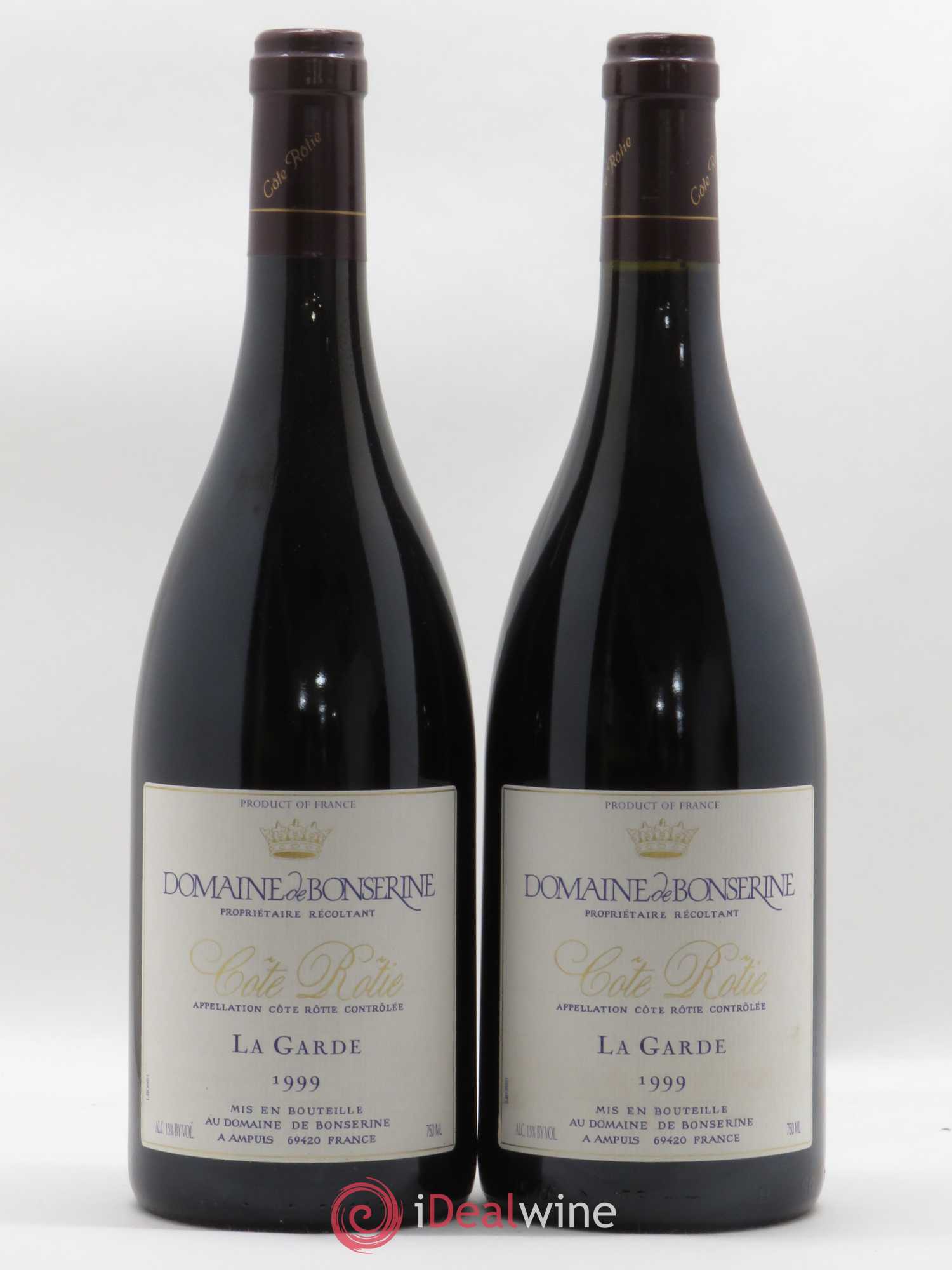 Côte-Rôtie La Garde Bonserine (Domaine de) 1999 - Lot de 2 bouteilles - 0