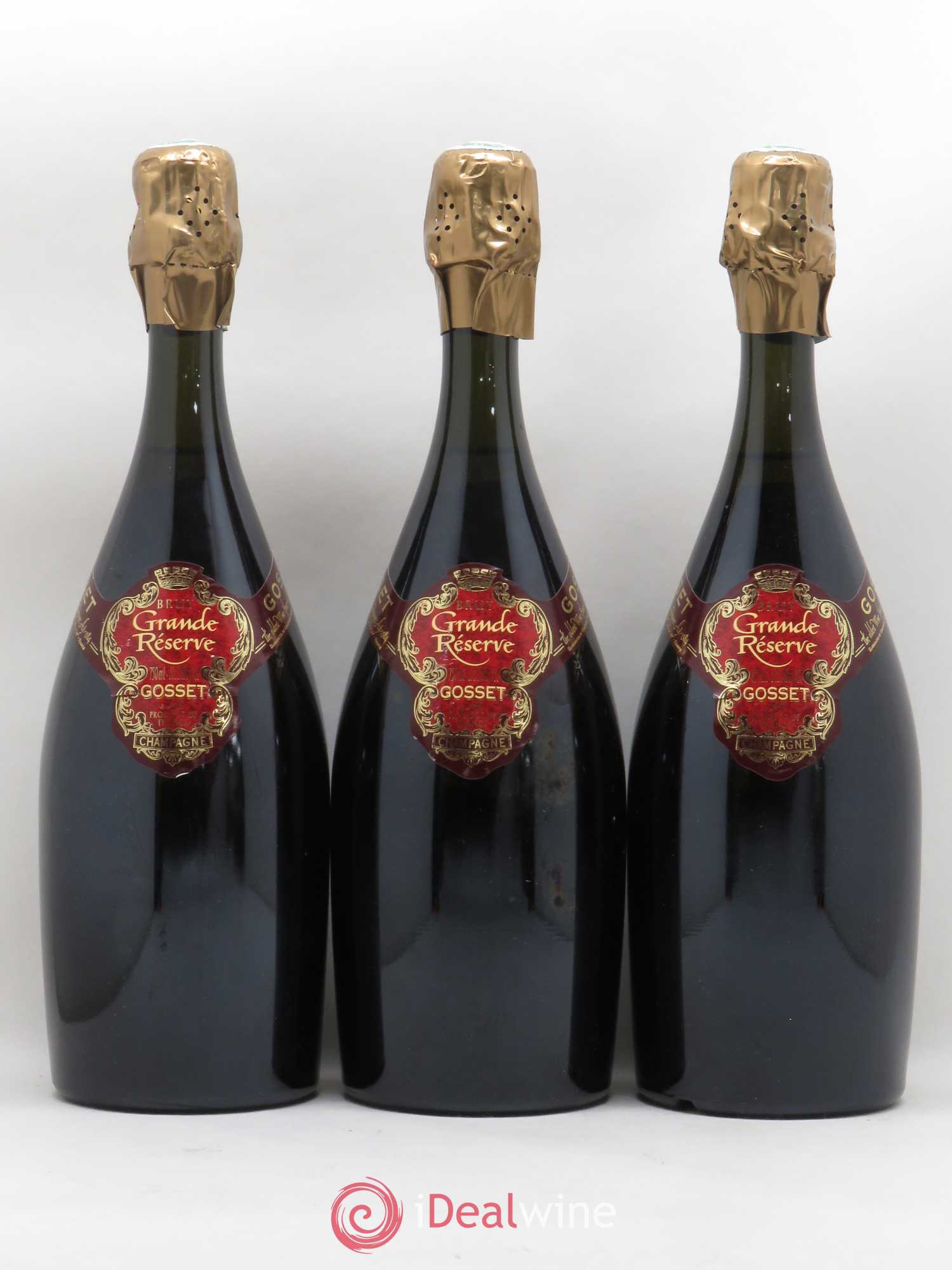 Grande Réserve Gosset - Lot de 3 bouteilles - 0