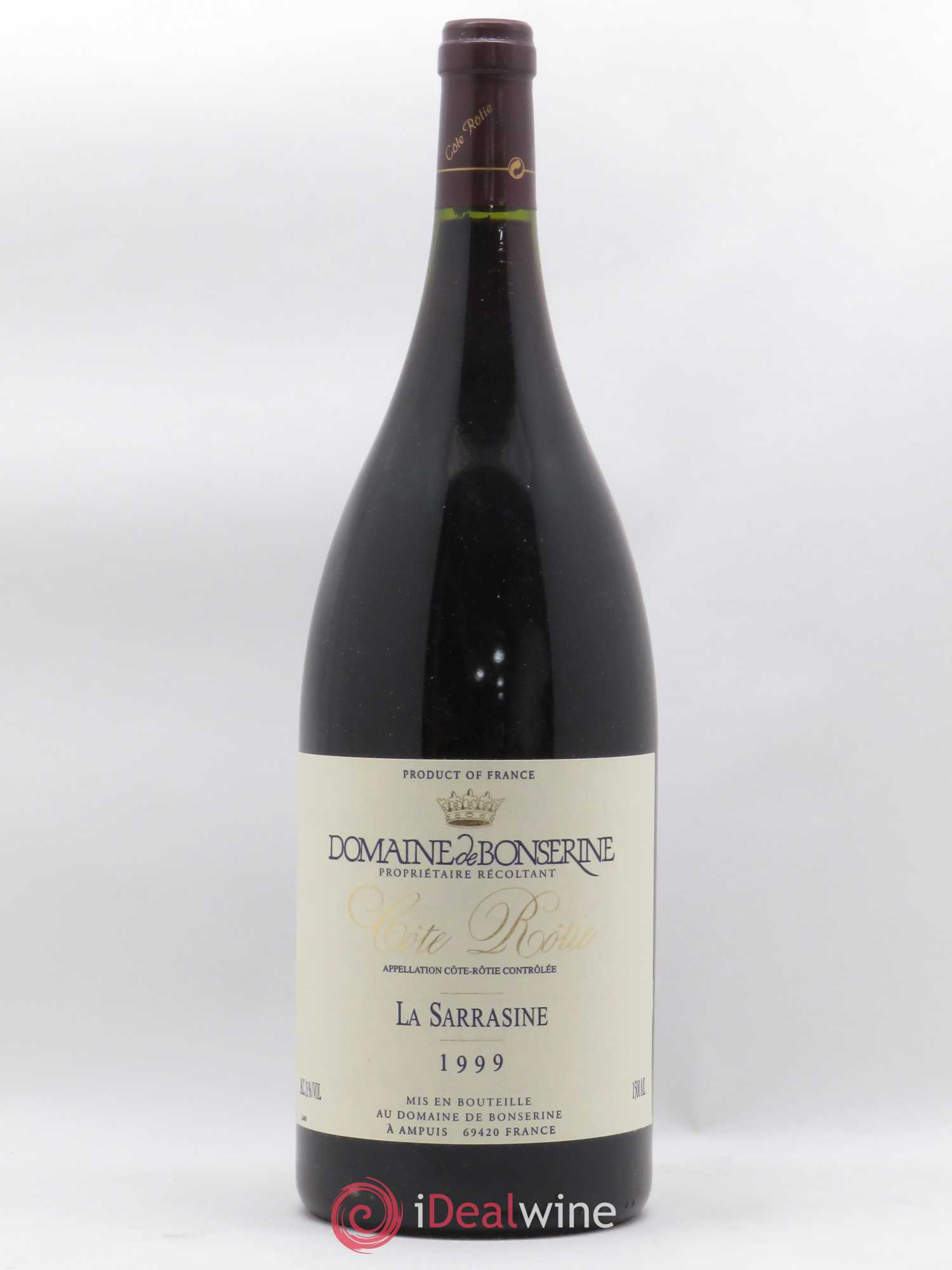 Côte-Rôtie La Sarrasine Bonserine (Domaine de) 1999 - Lot de 1 magnum - 0
