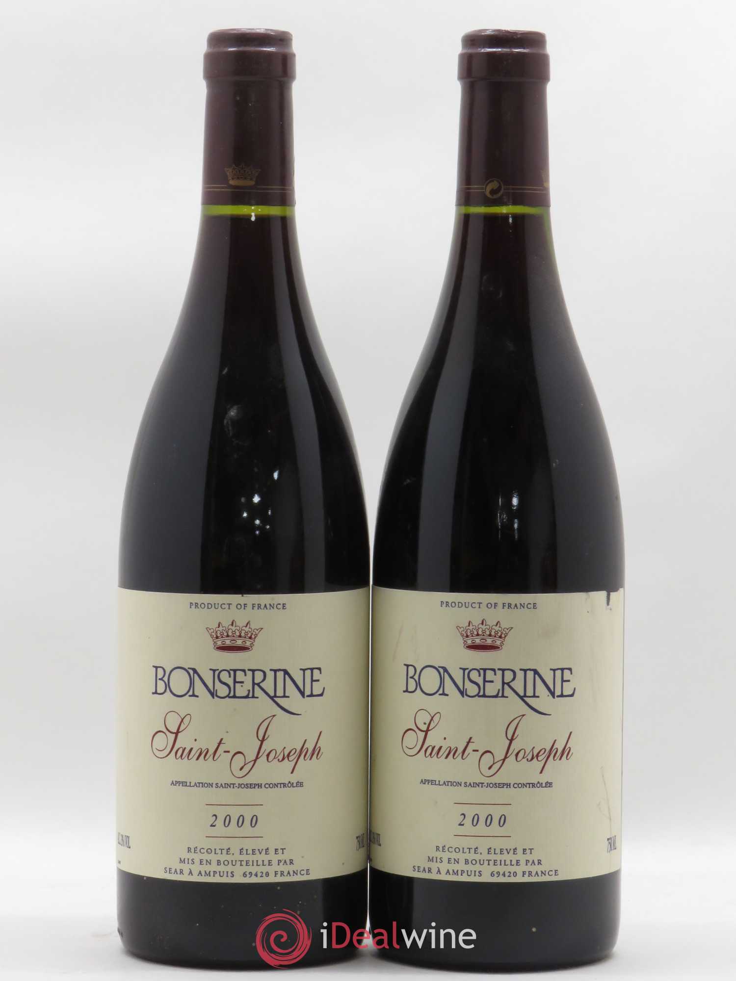 Saint-Joseph Bonserine 2000 - Lot de 2 bouteilles - 0