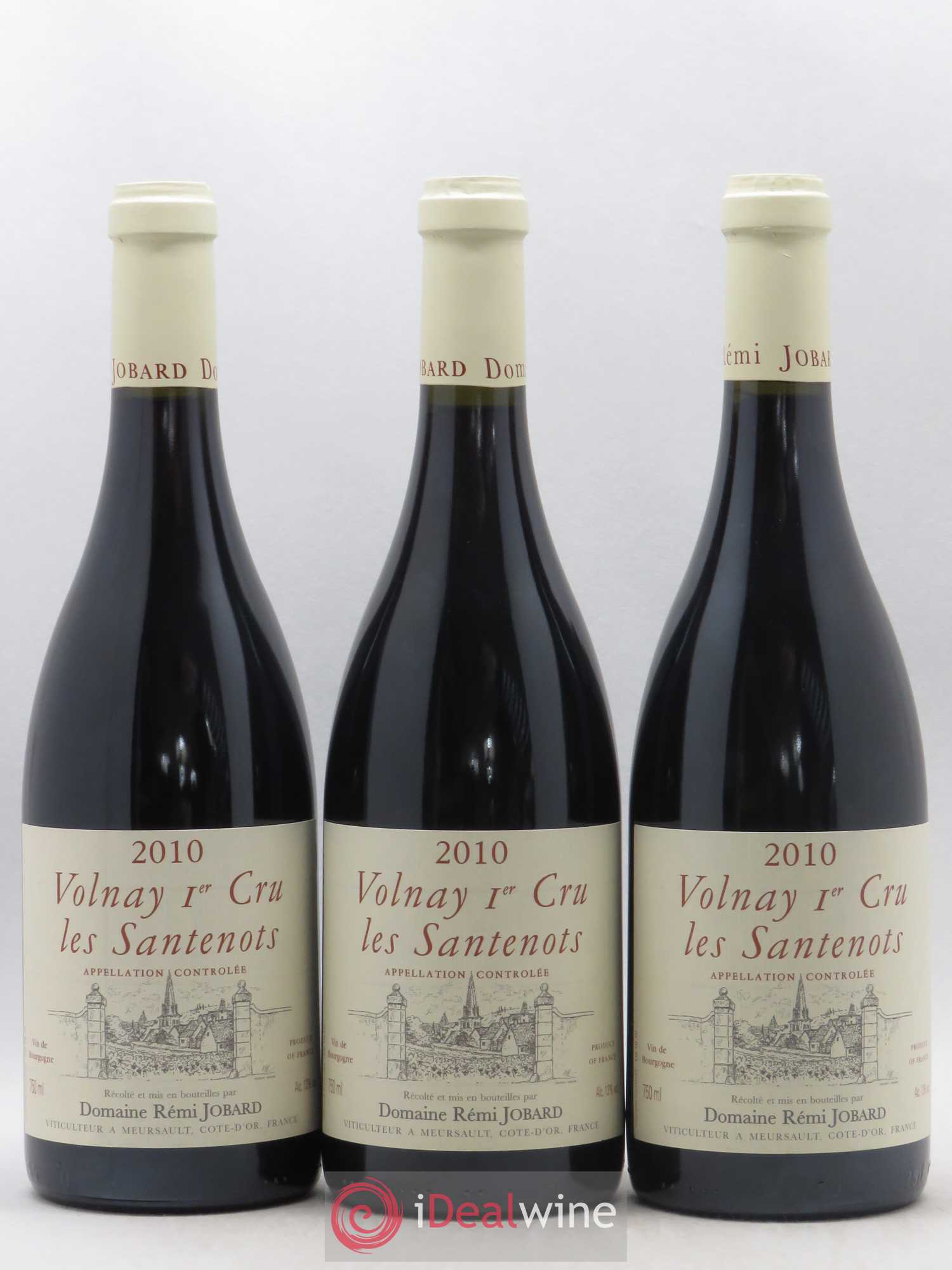 Volnay 1er Cru Les Santenots Rémi Jobard (Domaine) 2010 - Lot de 3 bouteilles - 0
