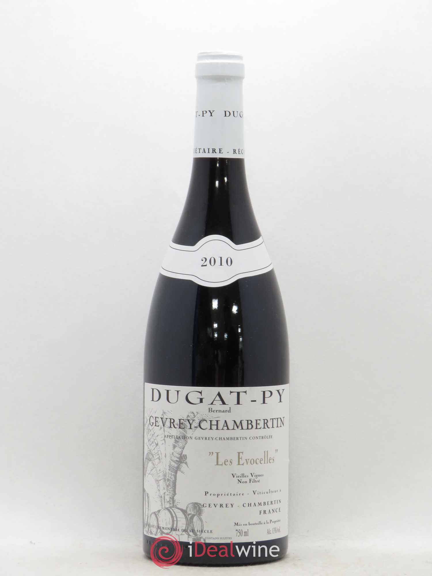 Gevrey-Chambertin Les Evocelles Vieilles Vignes Dugat-Py Vieilles Vignes 2010 - Lot de 1 bouteille - 0