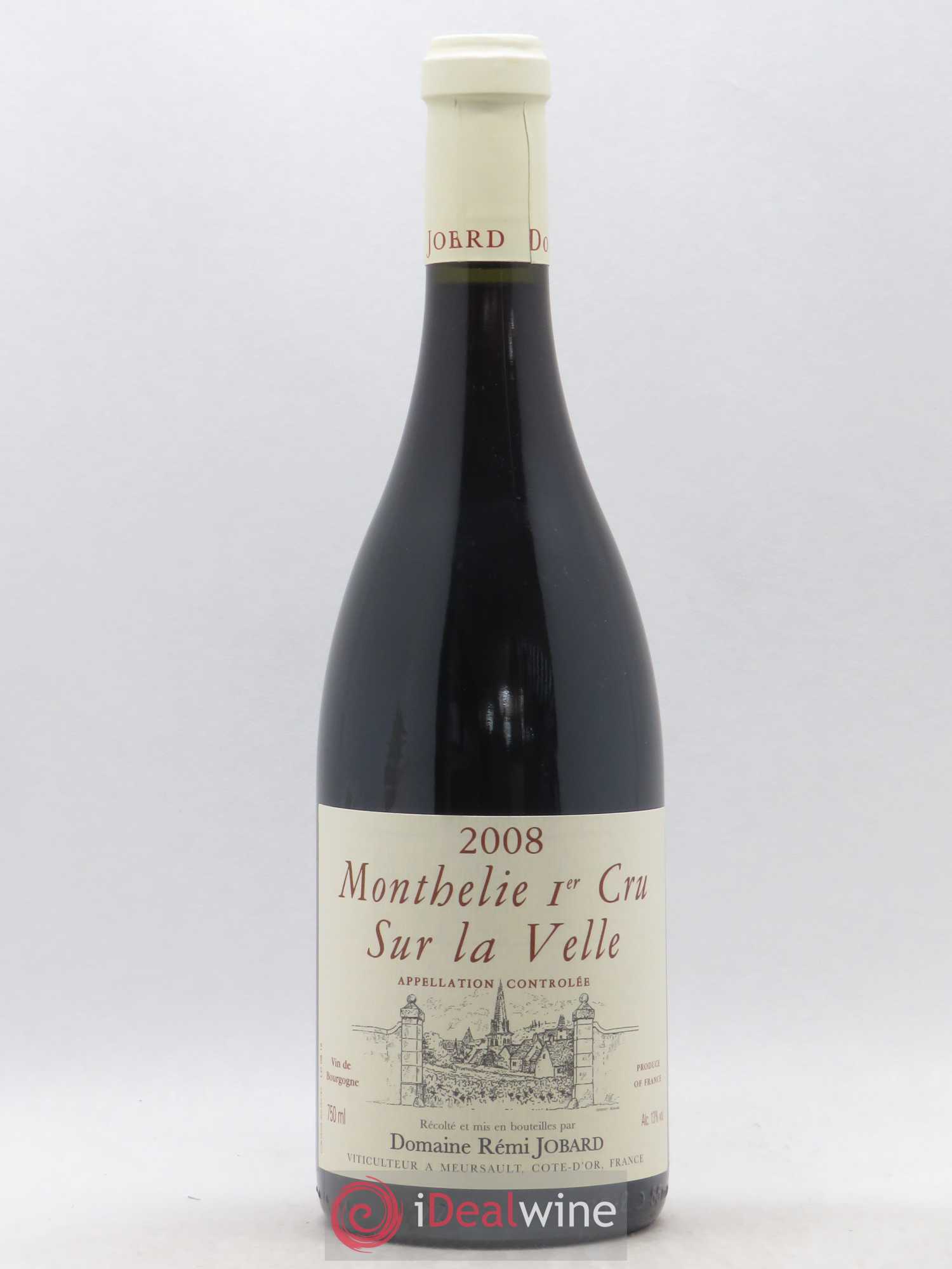Monthélie 1er Cru Sur la Velle Rémi Jobard (Domaine) 2008 - Lot de 1 bouteille - 0
