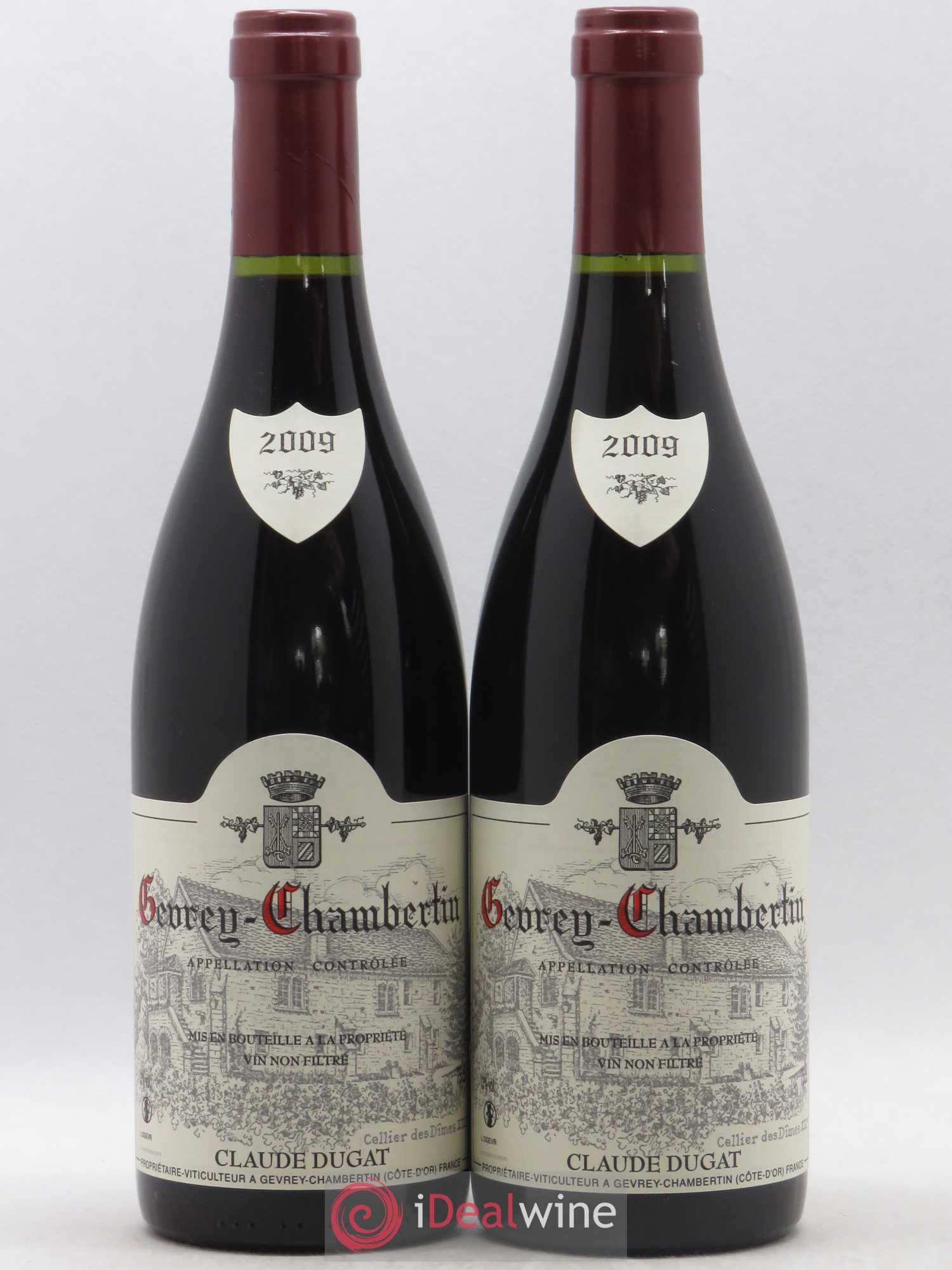 Gevrey-Chambertin Claude Dugat 2009 - Lot de 2 bouteilles - 0