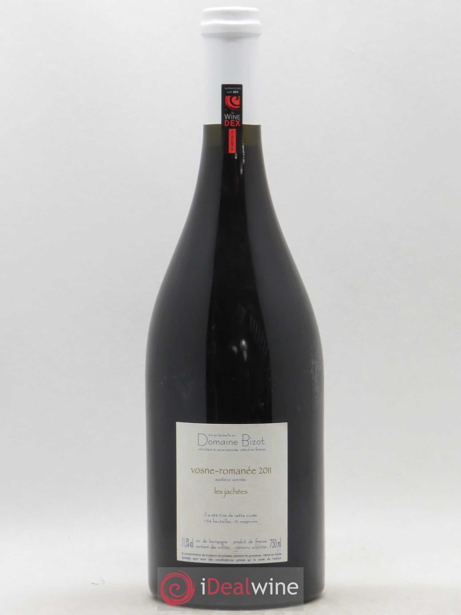 Vosne-Romanée Les Jachées Bizot (Domaine) 2011 - Lot de 1 bouteille - 1