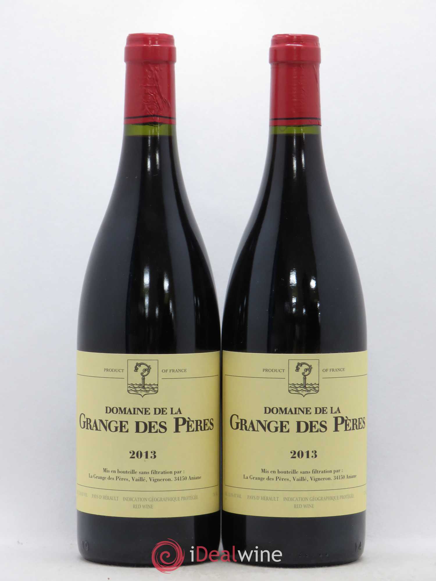 Pays d'Hérault Grange des Pères Laurent Vaillé 2013 - Lot de 2 bouteilles - 0