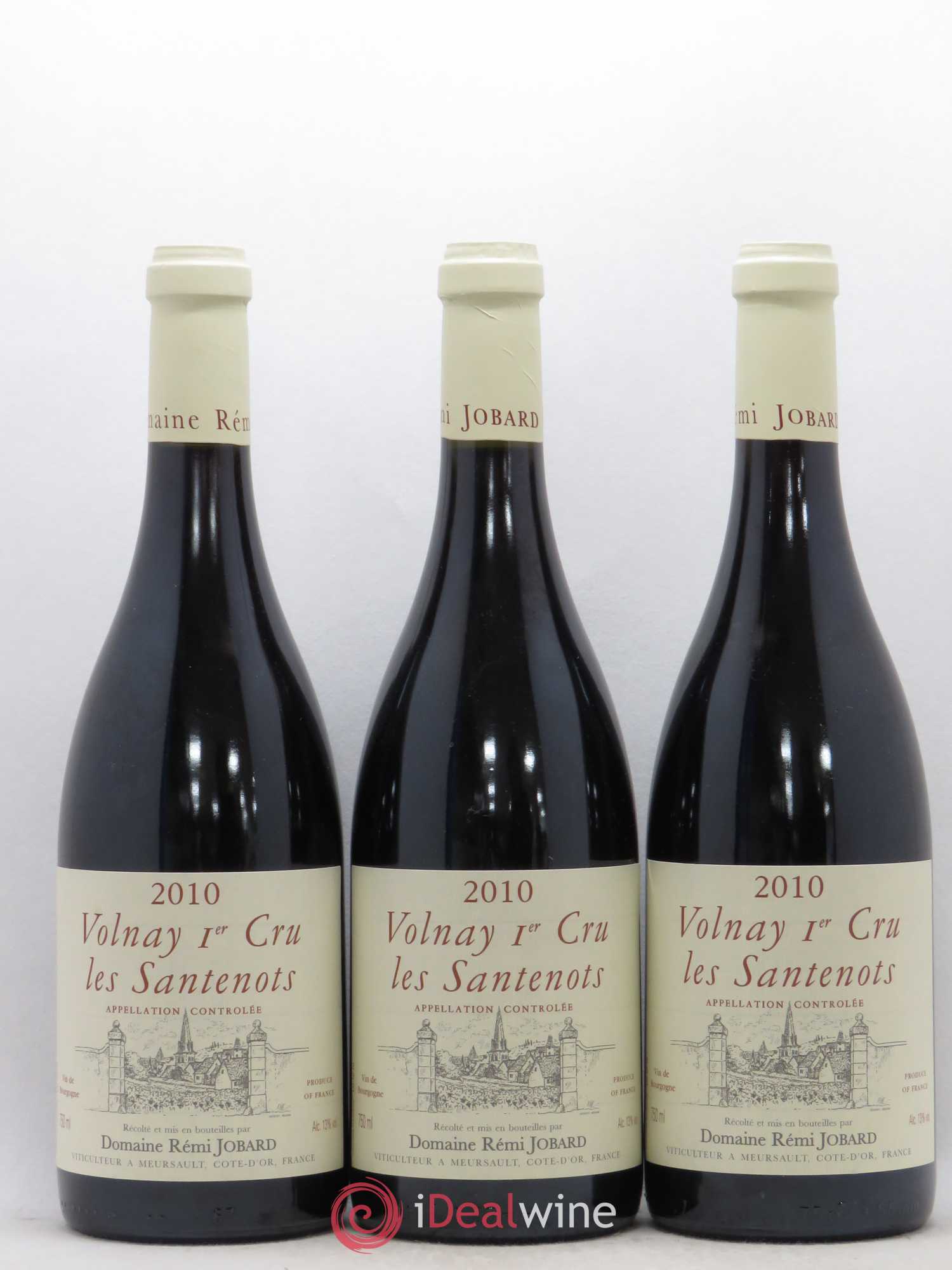 Volnay 1er Cru Les Santenots Rémi Jobard (Domaine) 2010 - Lot de 3 bouteilles - 0