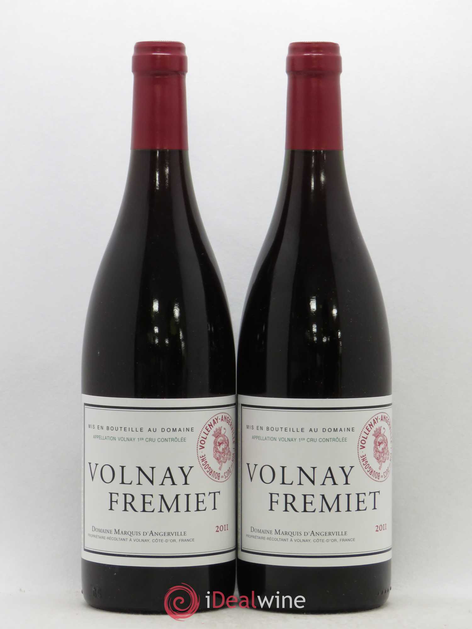Volnay 1er Cru Frémiet Marquis d'Angerville (Domaine) 2011 - Lot de 2 bouteilles - 0