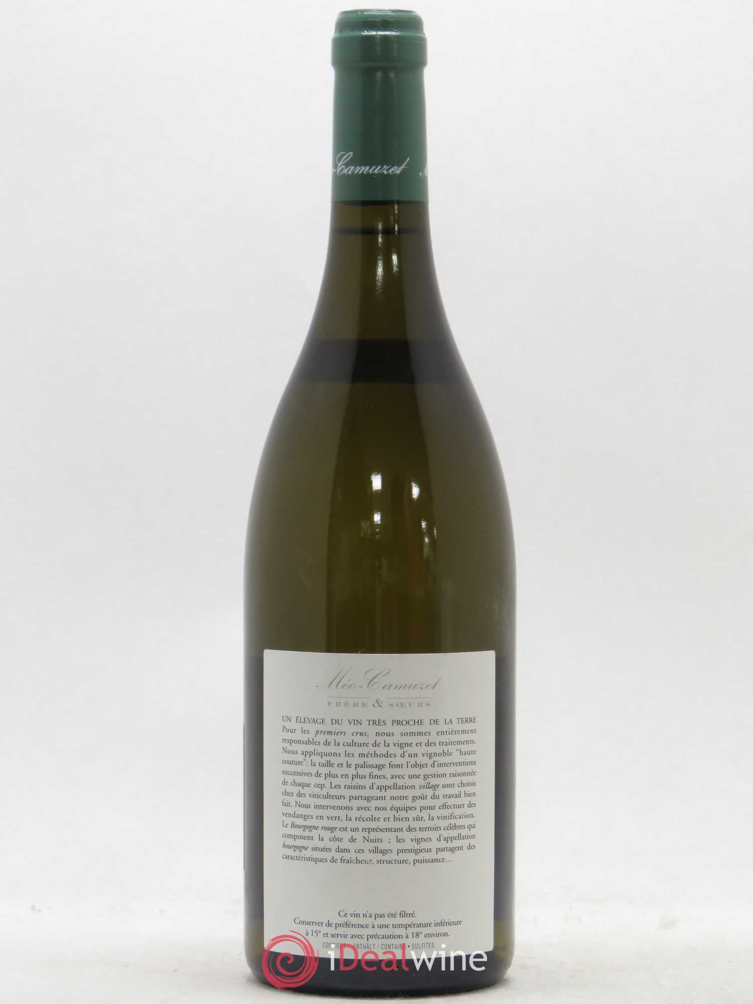 Corton-Charlemagne Grand Cru Méo-Camuzet (Frère & Soeurs) 2012 - Lot de 1 bouteille - 1