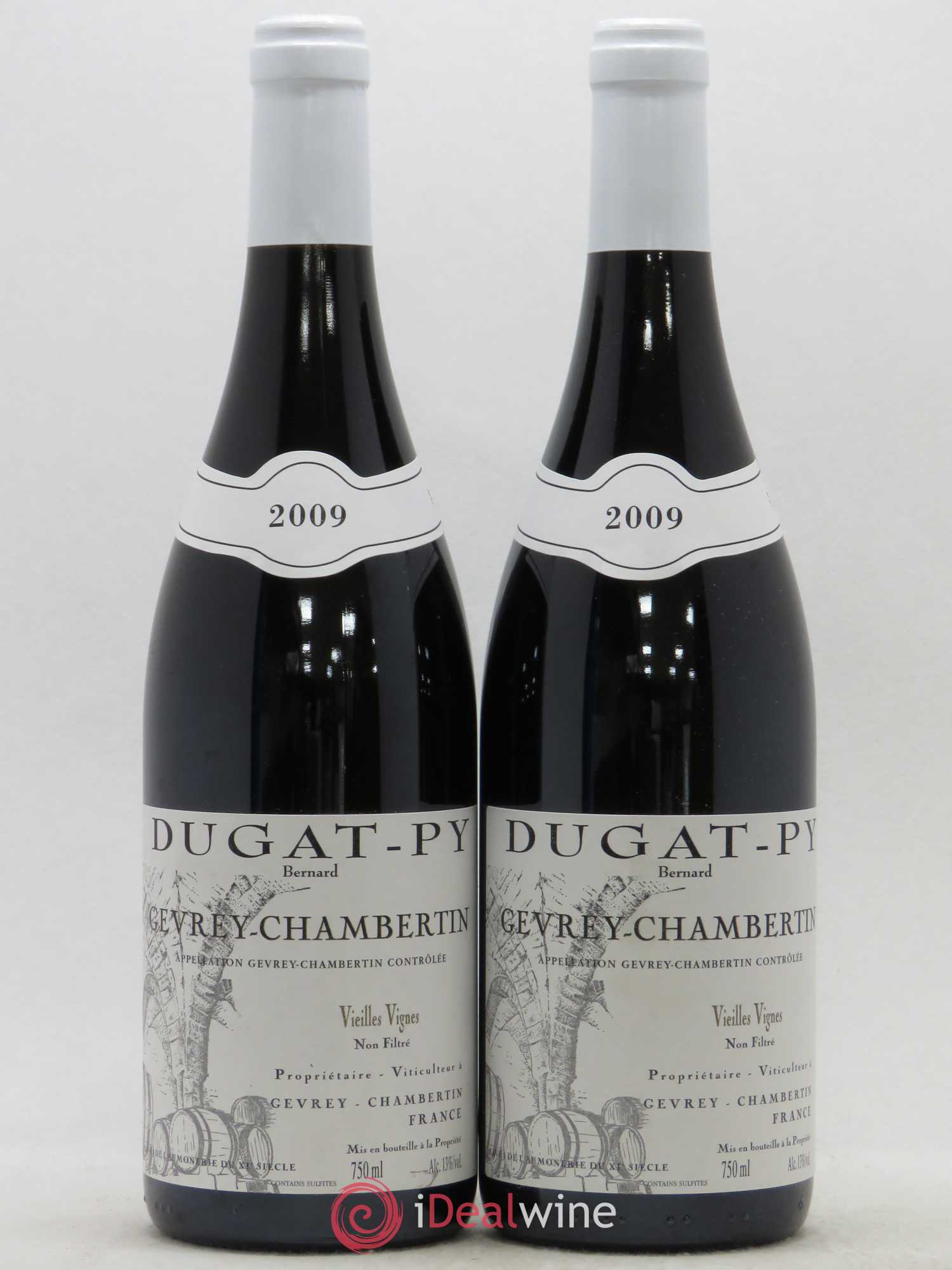 Gevrey-Chambertin Vieilles Vignes Dugat-Py 2009 - Lot de 2 bouteilles - 0