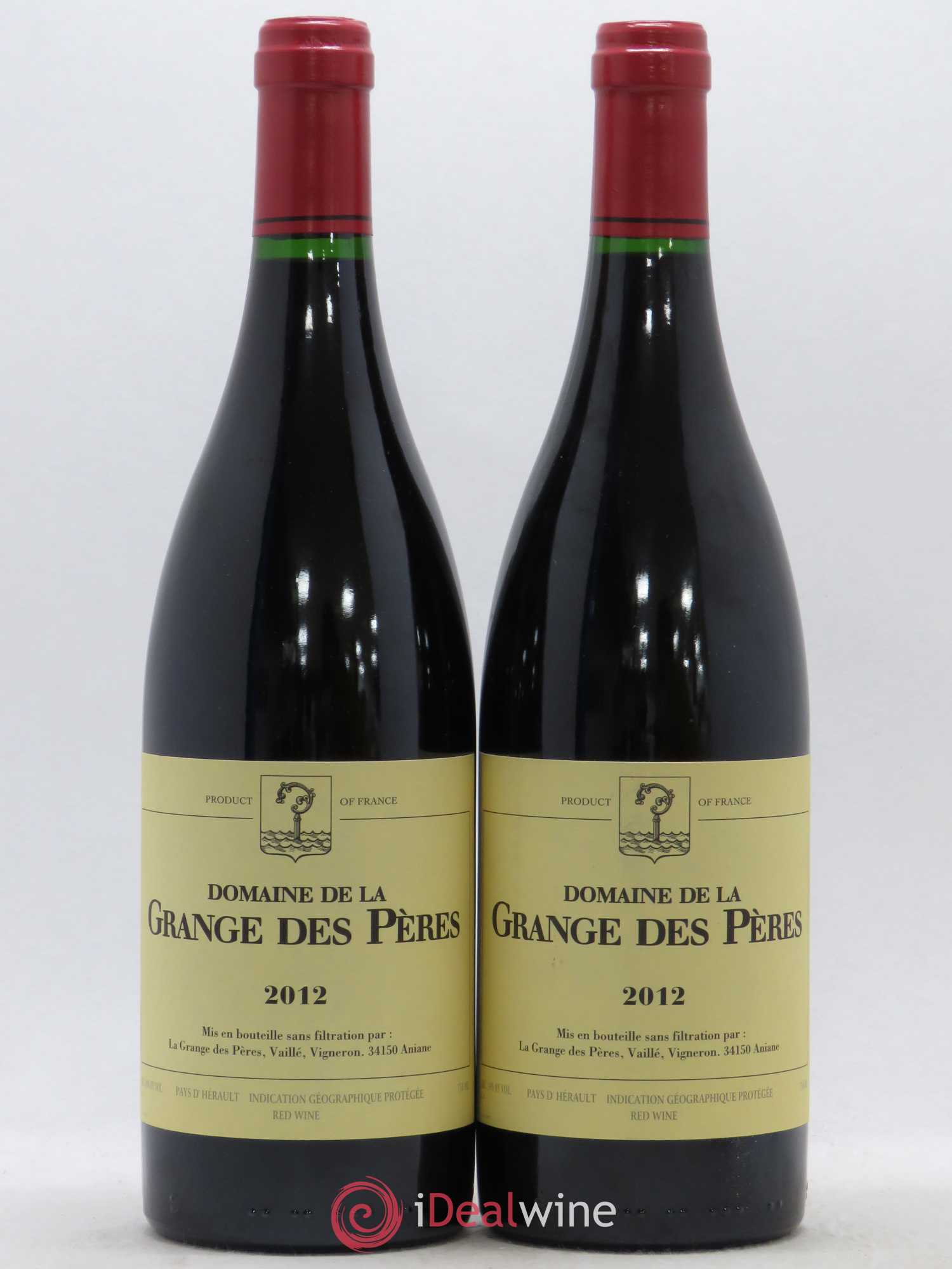 Pays d'Hérault Grange des Pères Laurent Vaillé 2012 - Lot de 2 bouteilles - 0