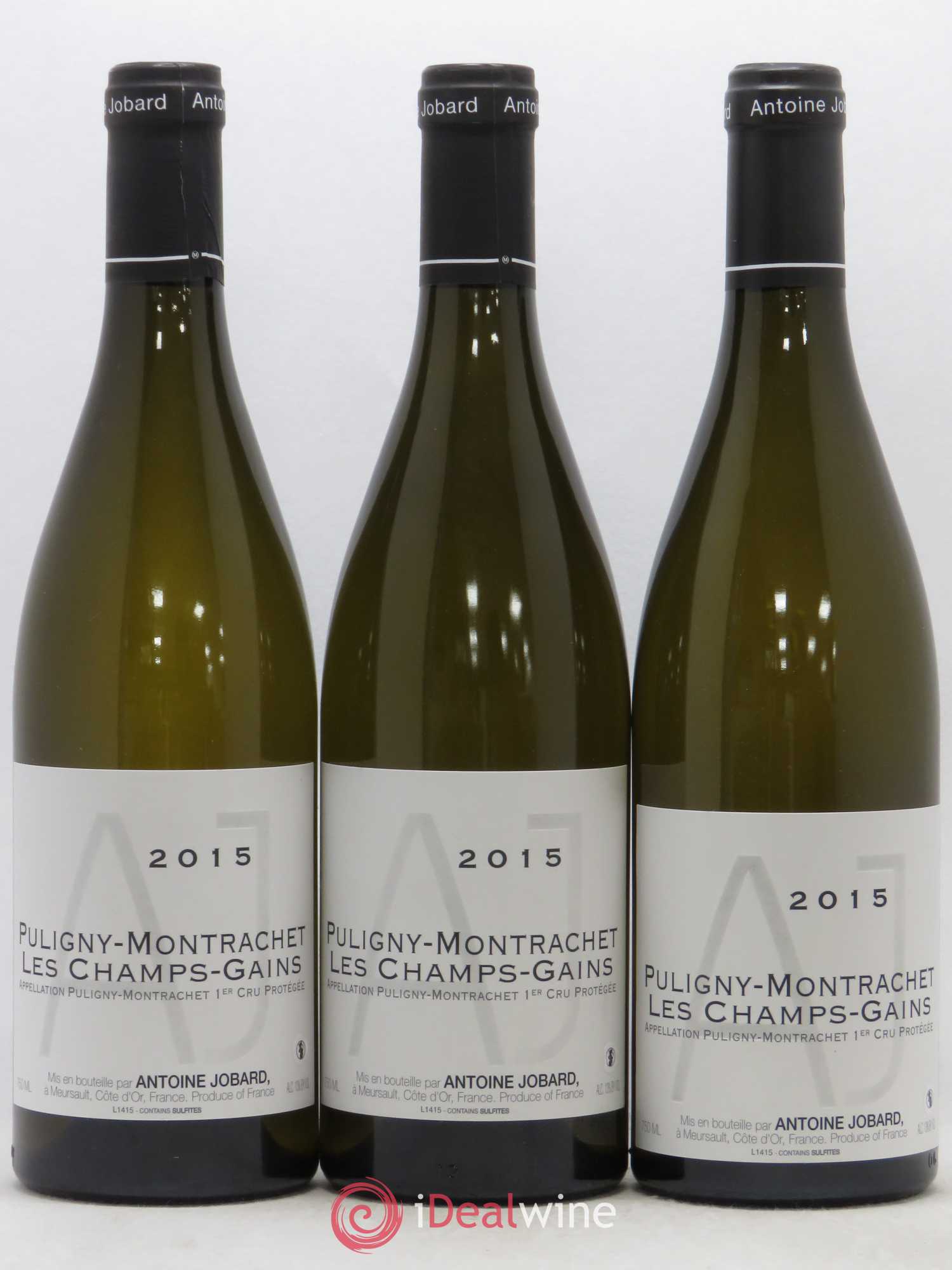 Puligny-Montrachet 1er Cru Champs-Gain Antoine Jobard 2015 - Posten von 3 Flaschen - 0