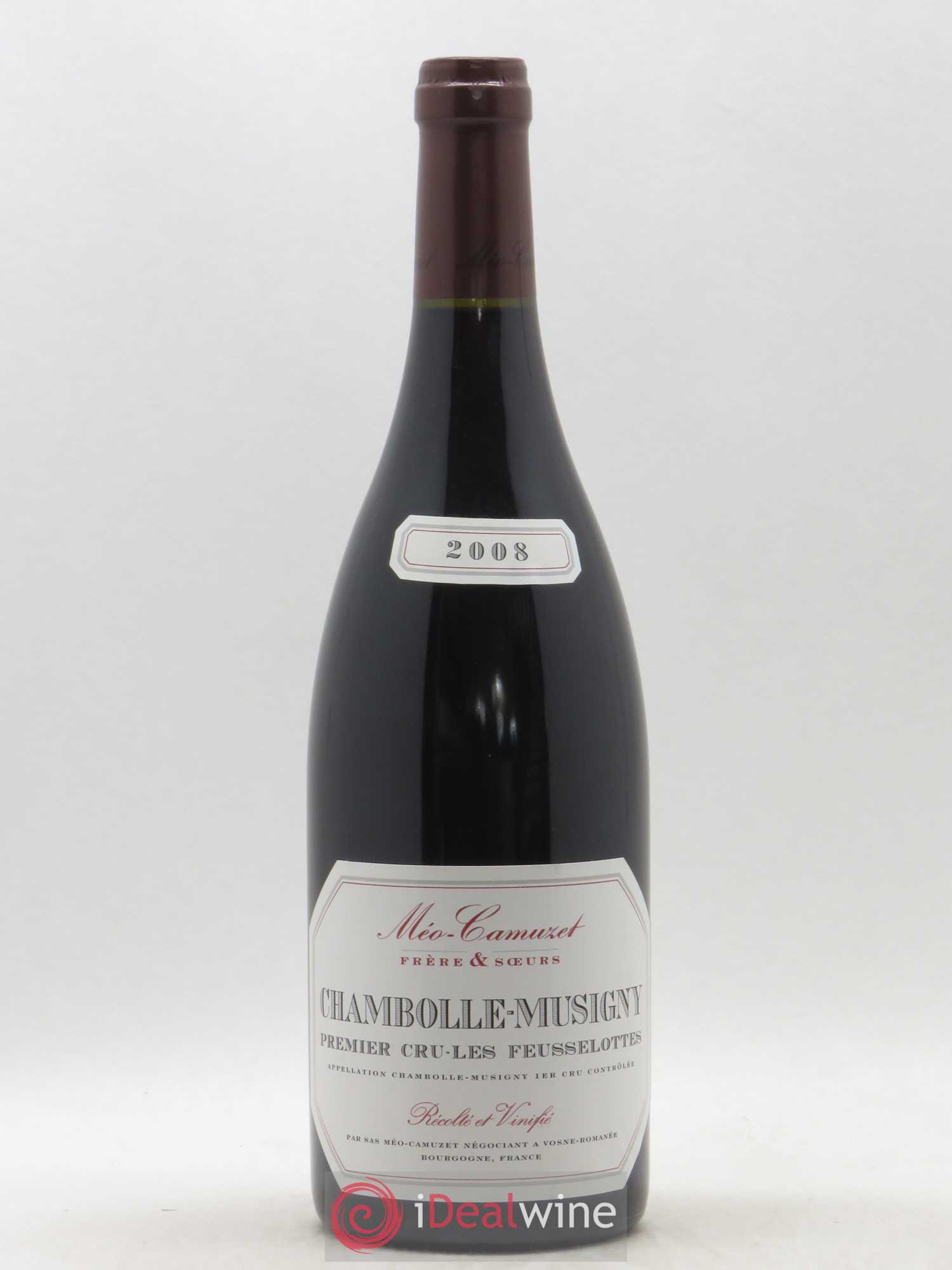 Chambolle-Musigny 1er Cru Les Feusselottes Méo-Camuzet (Frère & Soeurs) 2008 - Lot de 1 bouteille - 0