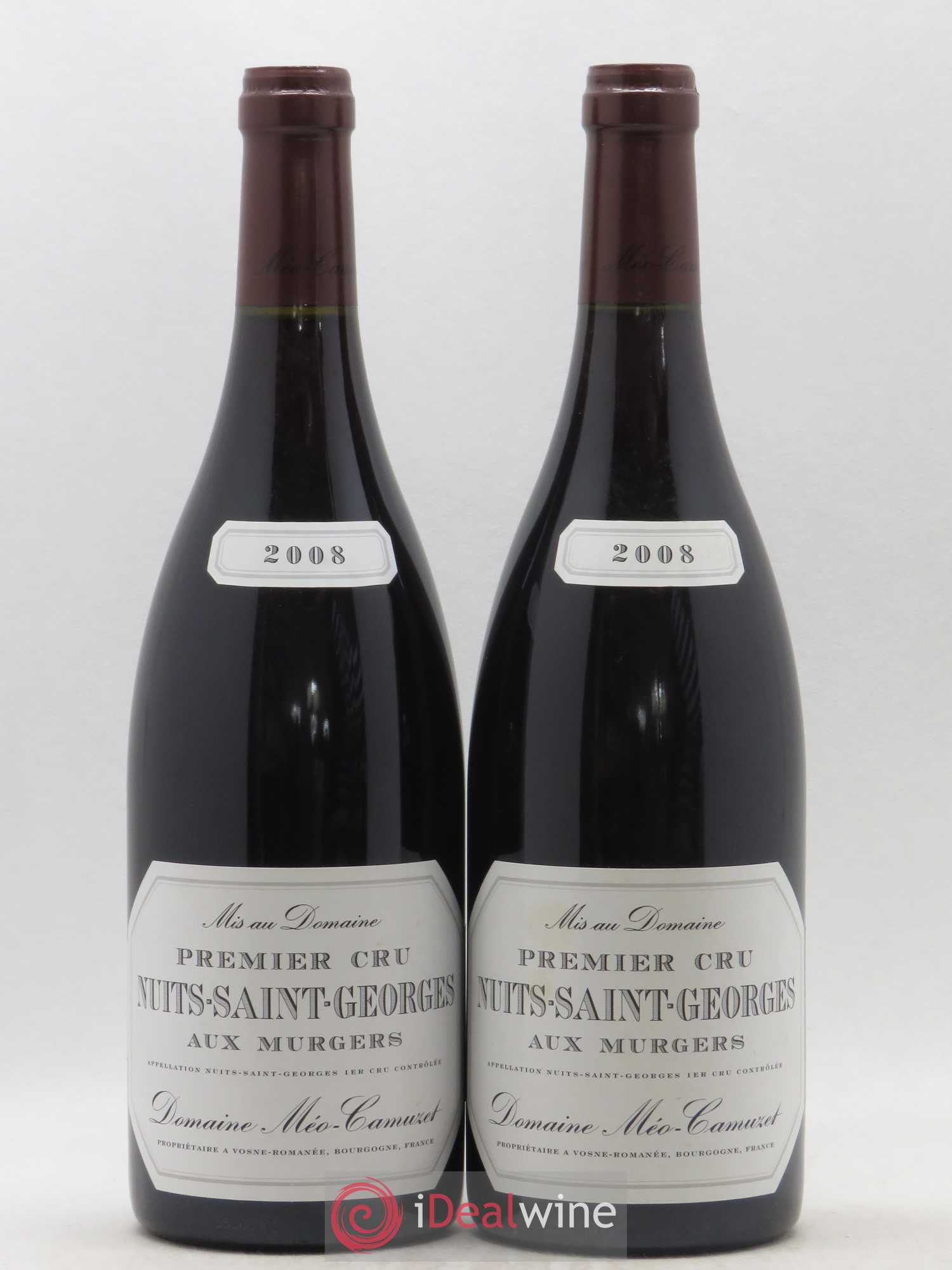 Nuits-Saint-Georges 1er Cru Aux Murgers Méo-Camuzet (Domaine) 2008 - Lot de 2 bouteilles - 0