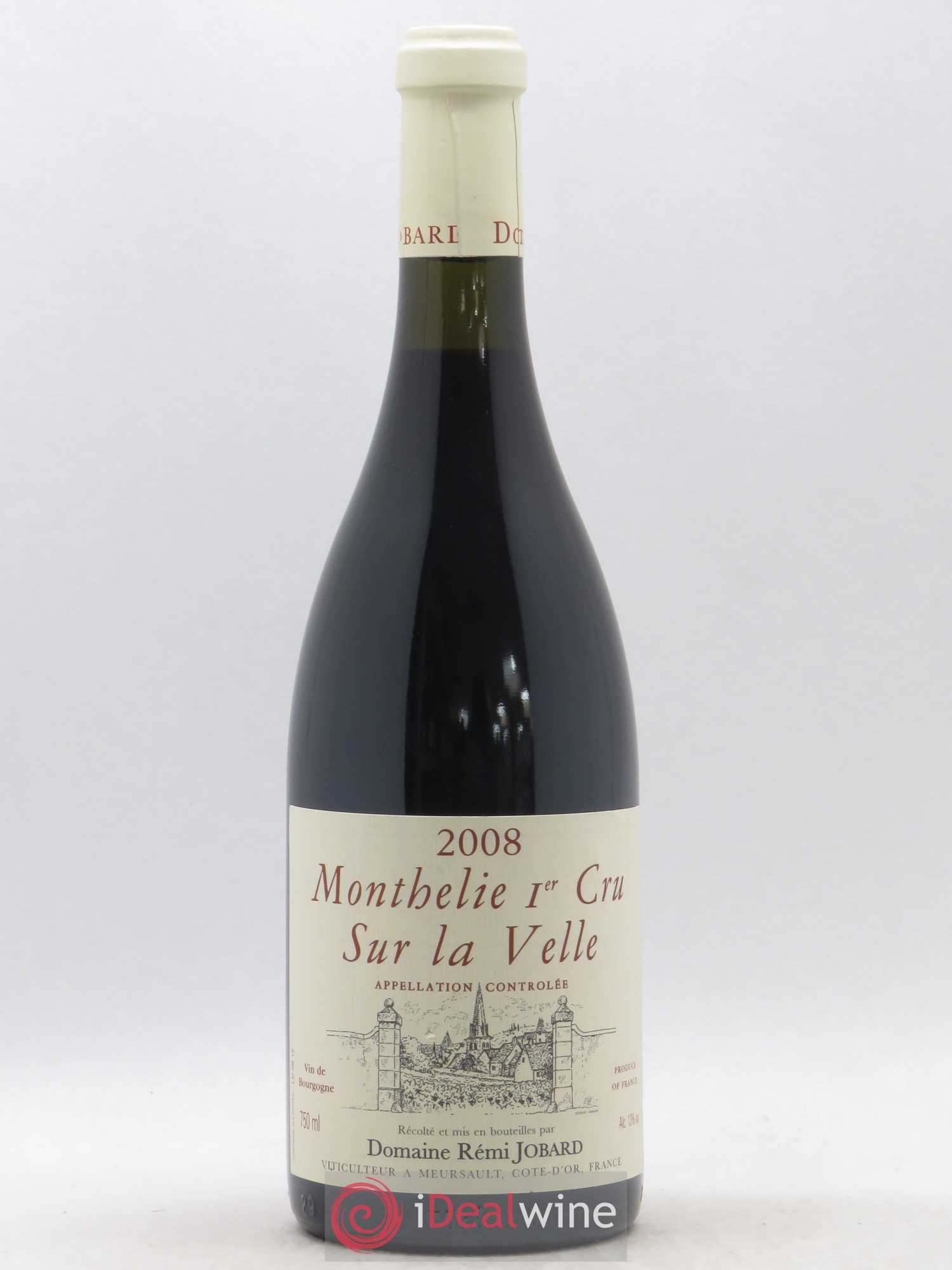 Monthélie 1er Cru Sur la Velle Rémi Jobard (Domaine) 2008 - Lotto di 1 bottiglia - 0