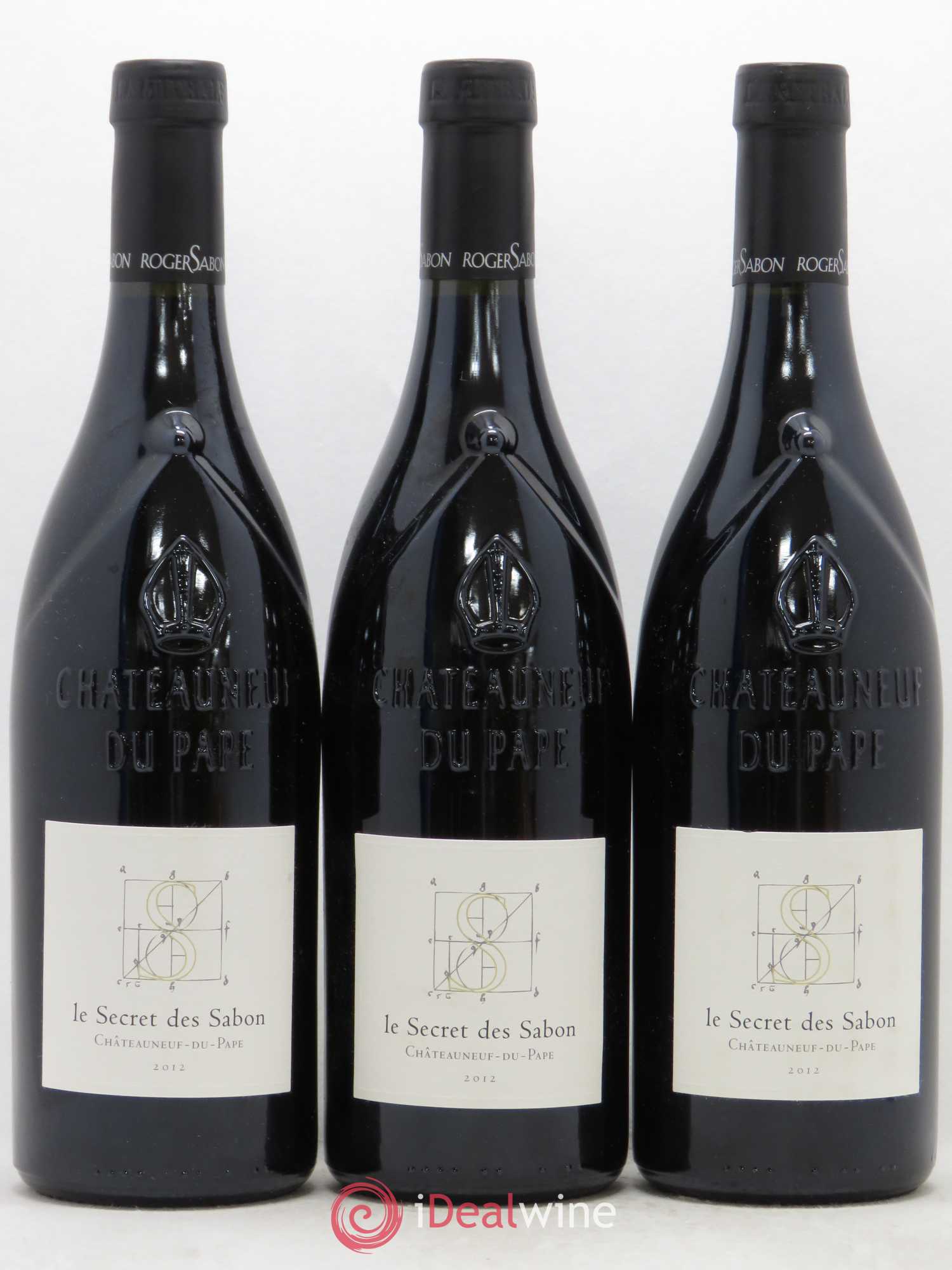 Châteauneuf-du-Pape Le Secret des Sabon Domaine Roger Sabon 2012 - Lot de 3 bouteilles - 0
