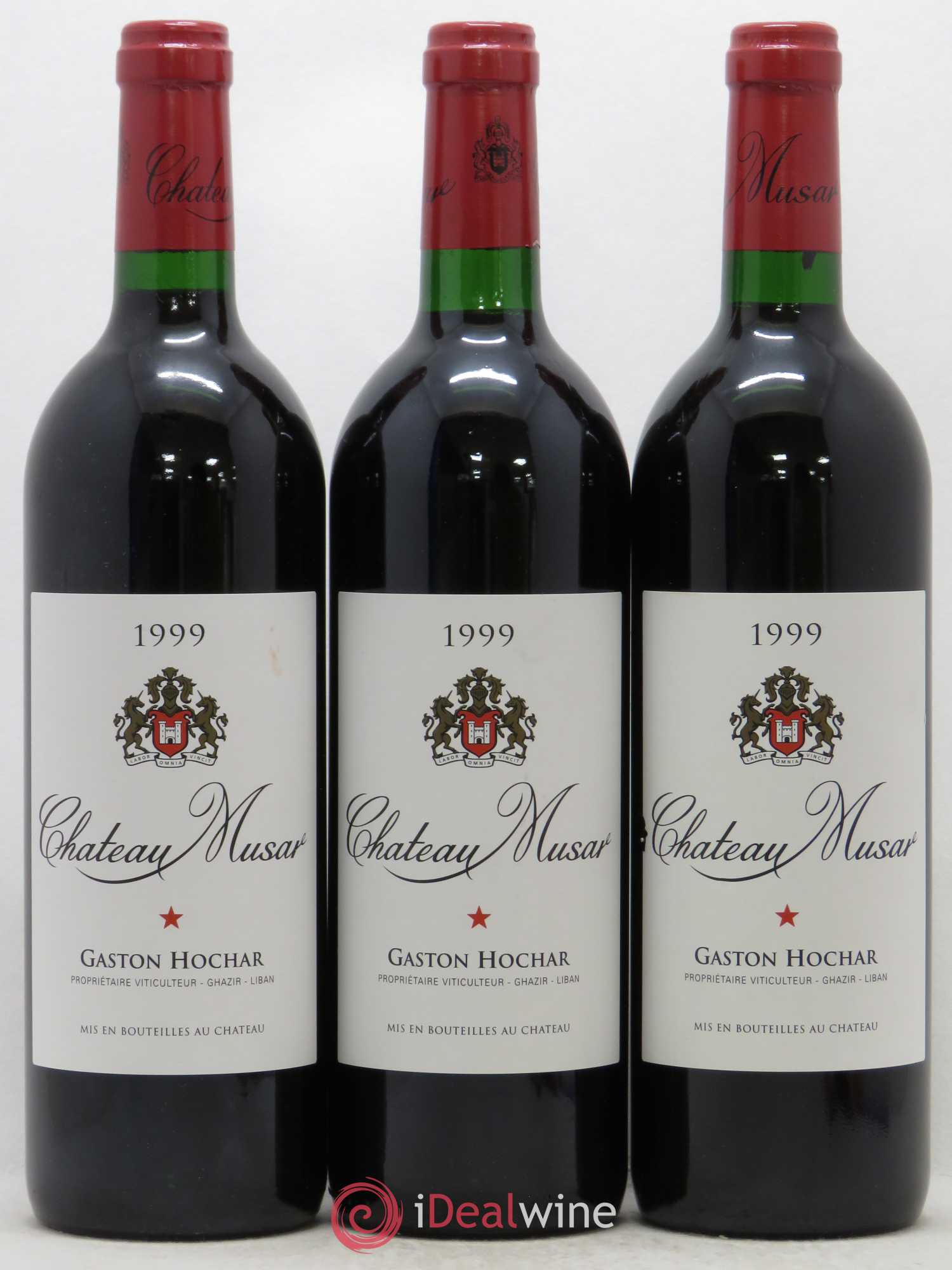 Château Musar Serge Hochar 1999 - Lot de 3 bouteilles - 0