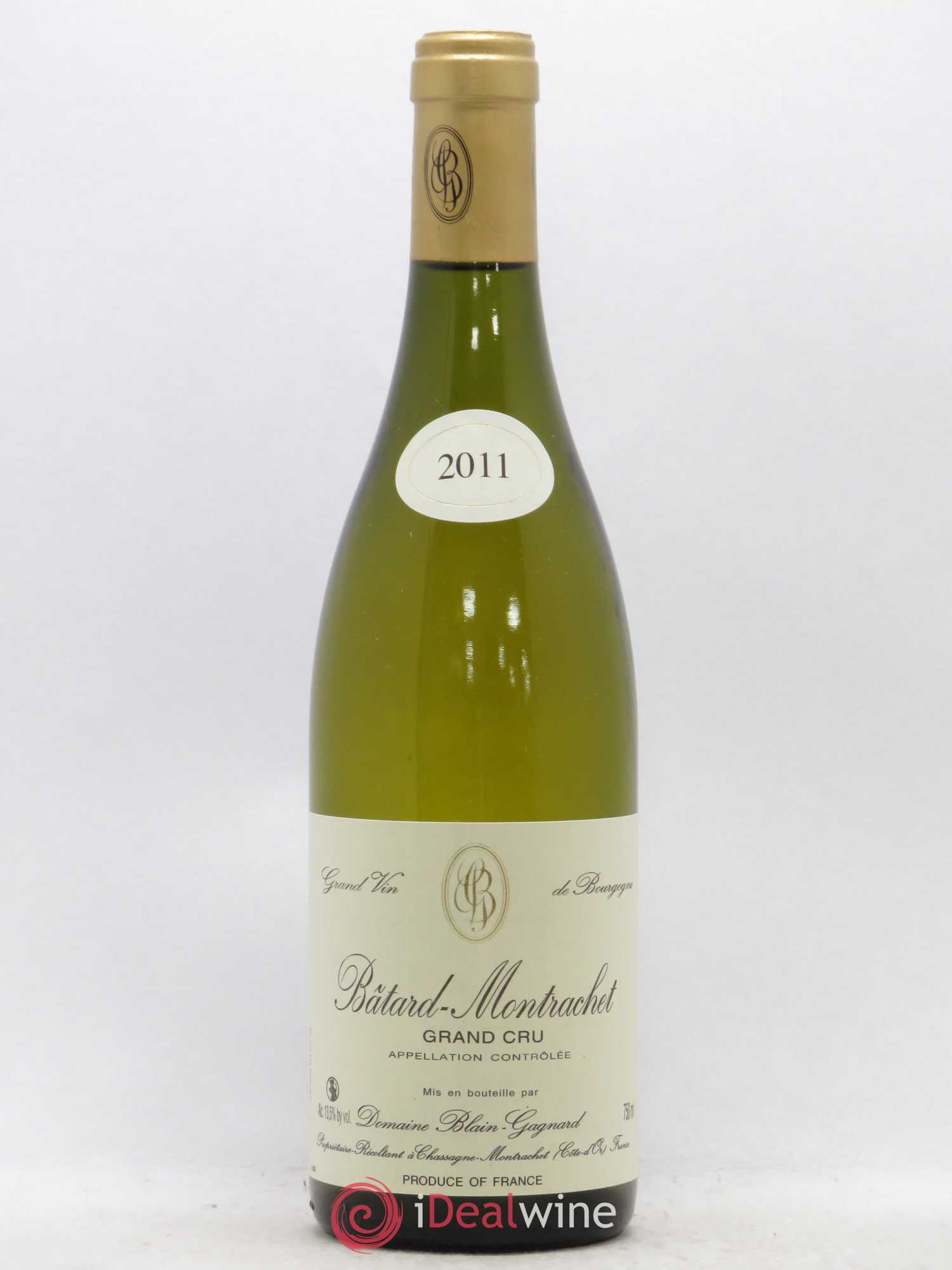 Bâtard-Montrachet Grand Cru Blain-Gagnard (Domaine) 2011 - Lot de 1 bouteille - 0