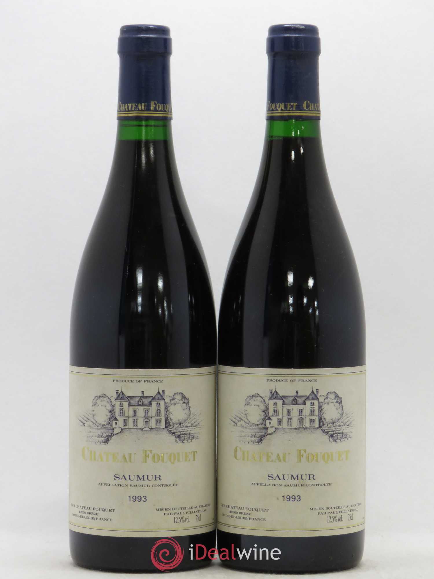 Saumur Château Fouquet 1993 - Posten von 2 Flaschen - 0