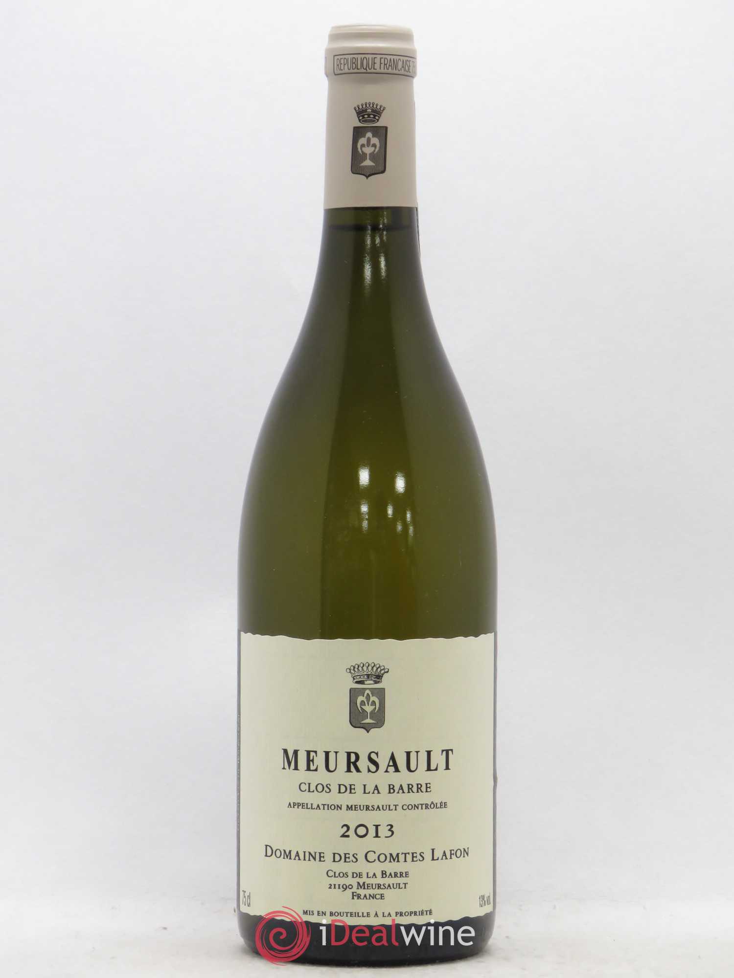 Meursault Clos de la Barre Comtes Lafon (Domaine des) 2013 - Lot de 1 bouteille - 0