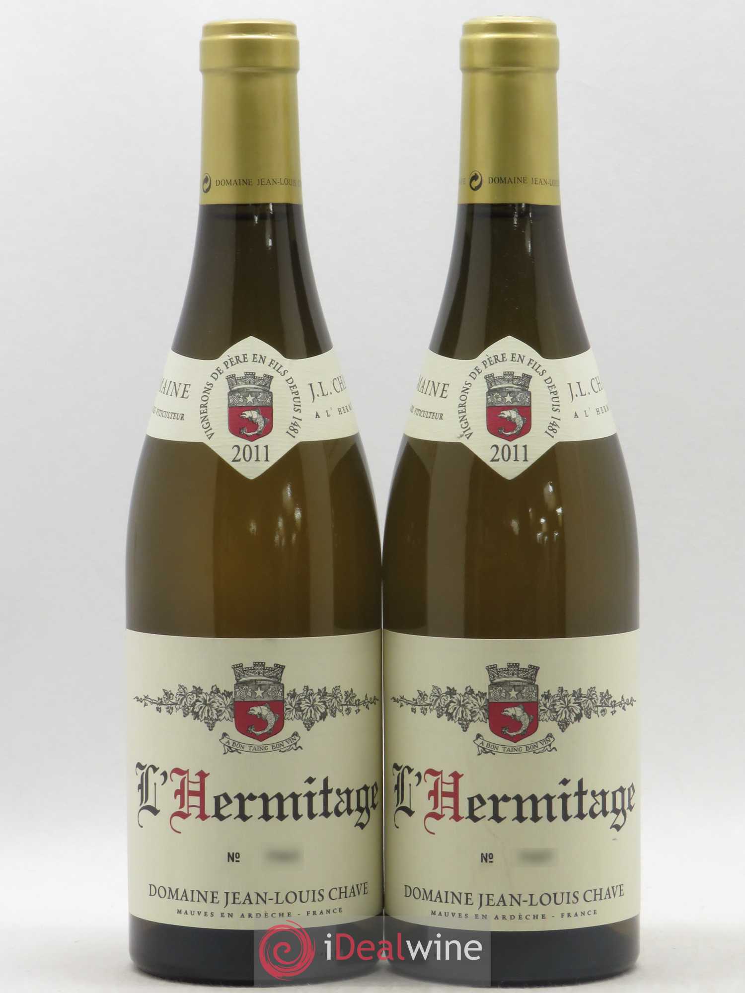 Hermitage Jean-Louis Chave 2011 - Lot de 2 bouteilles - 0